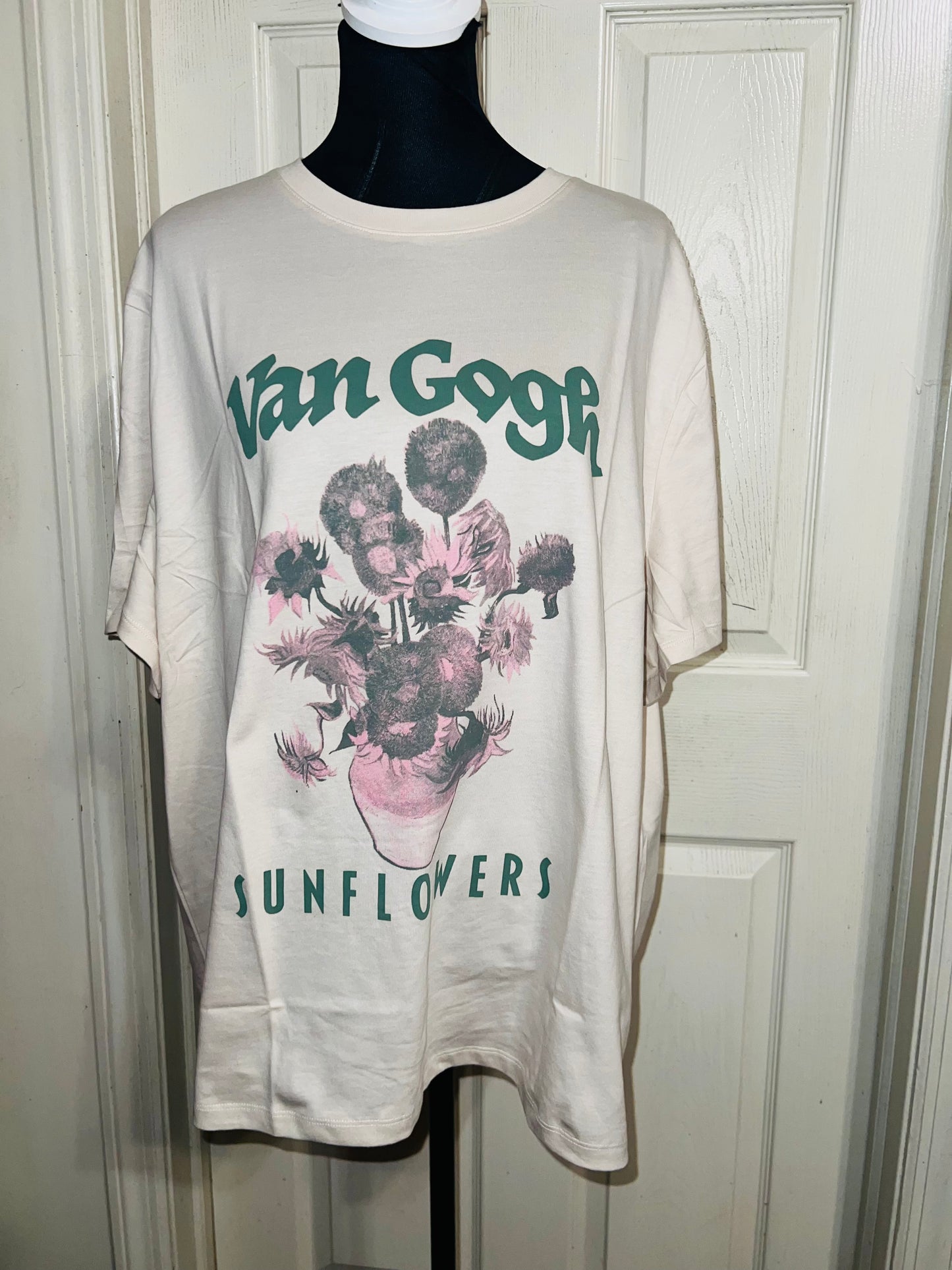 Vincent Van Gogh Oversized Distressed Tee