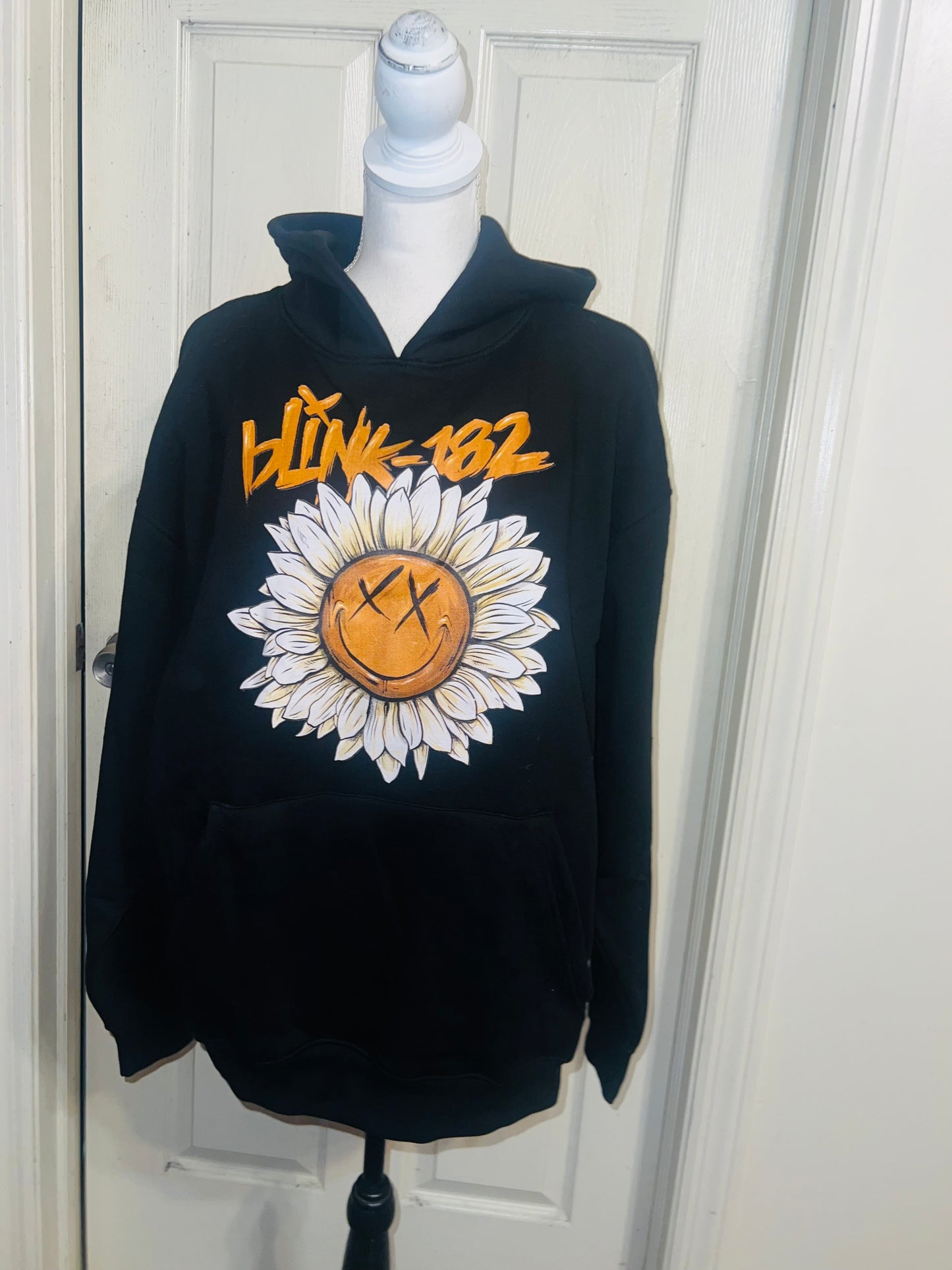 Blink 182 Oversized Distressed Sweatshirt