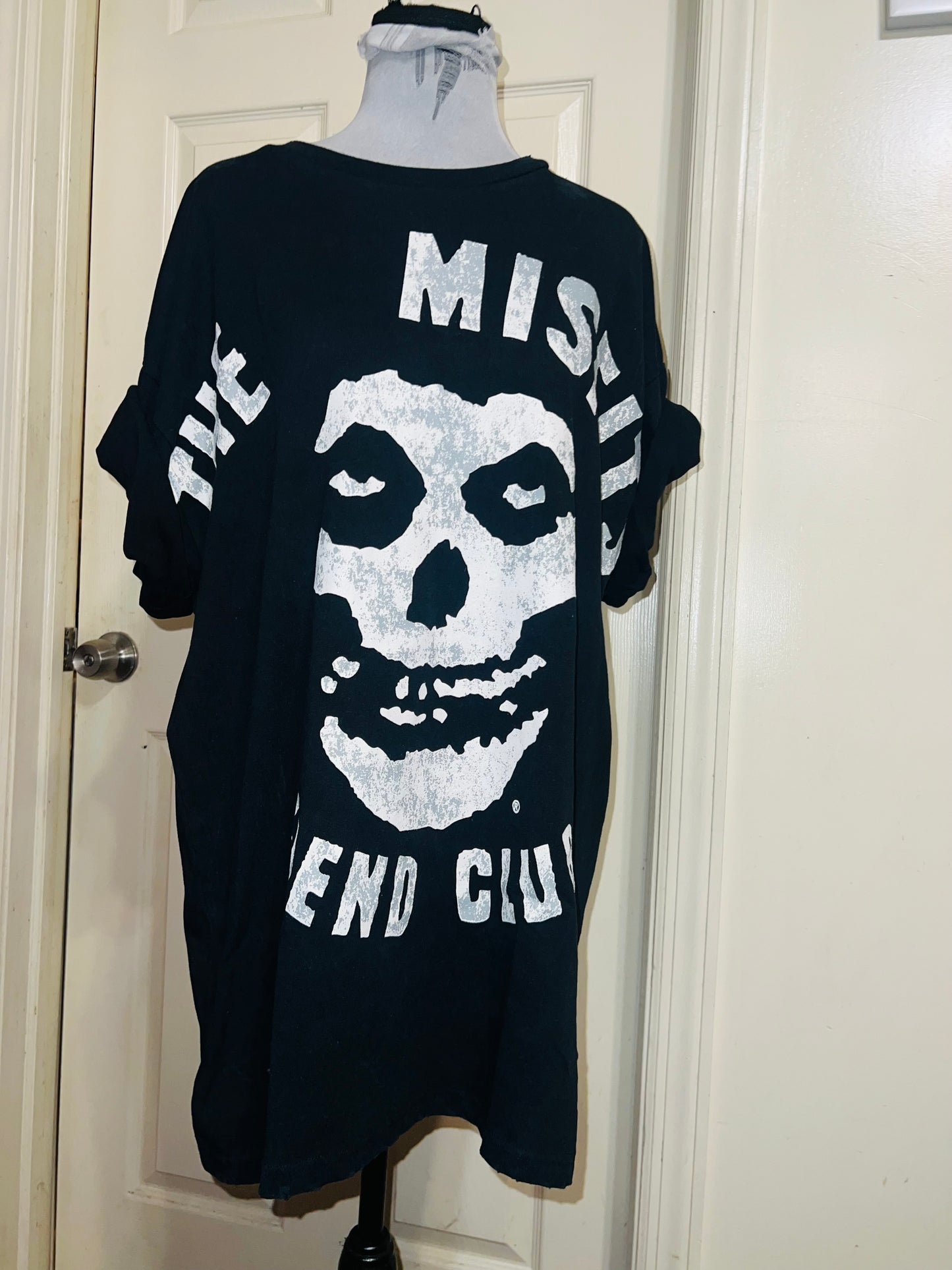 The Misfits Fiend Club Oversized Distressed Tee