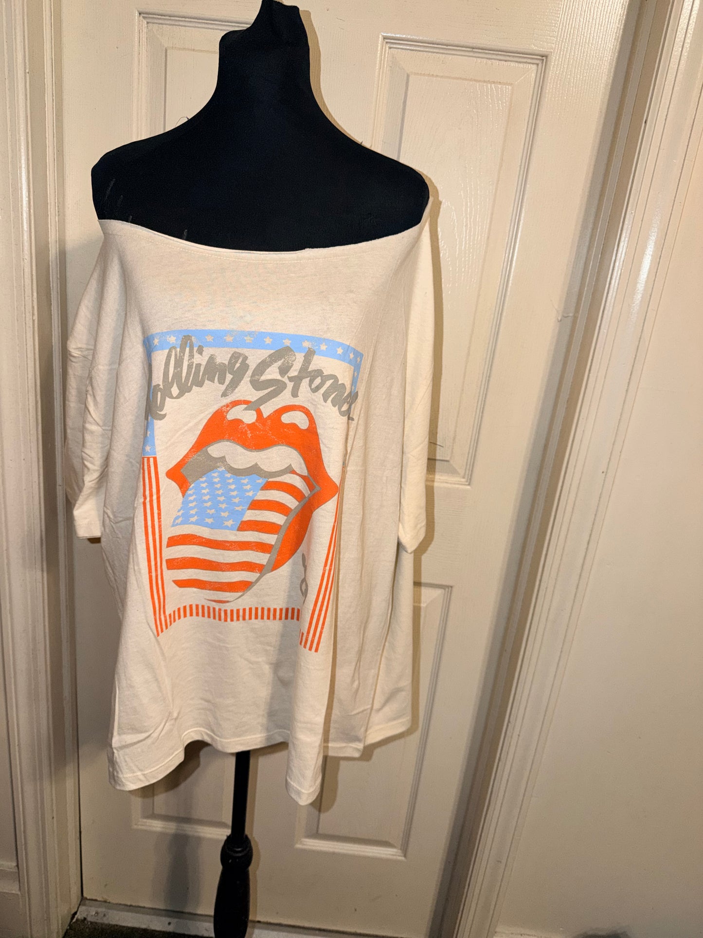 The Rolling Stones OFTS Oversized Distressed Tee