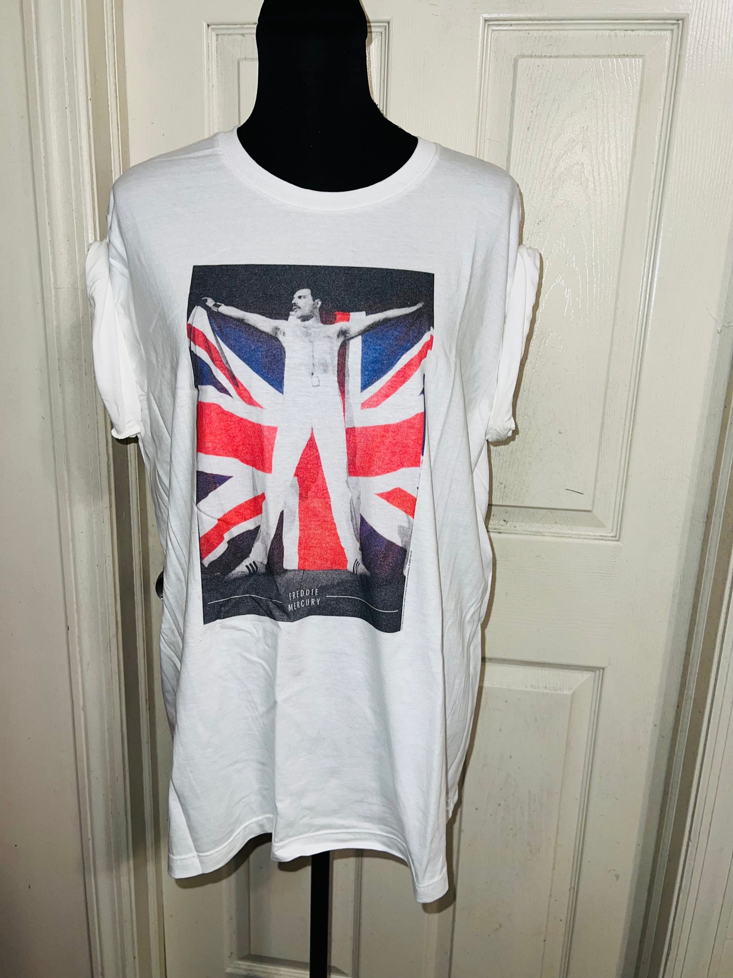Freddie Mercury Oversized Distressed Vintage Tee