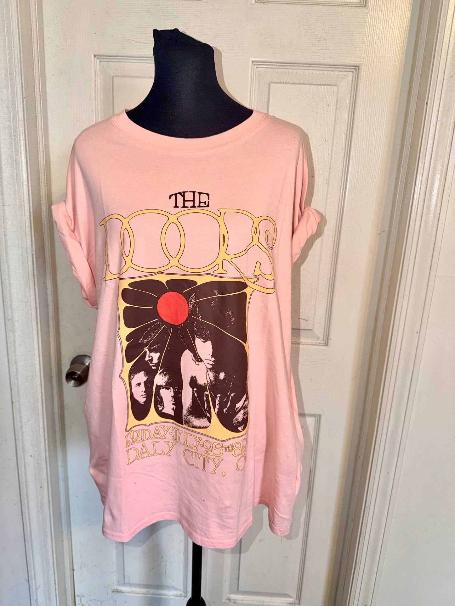 The Doors Oversized Distressed Tee