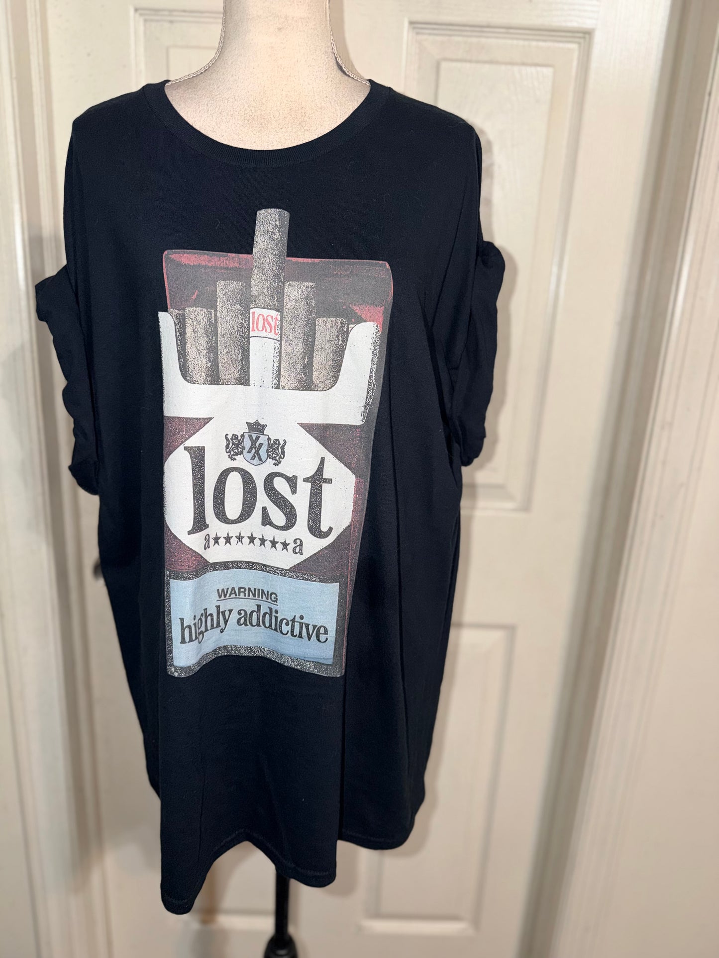 Machine Gun Kelly Double Sided Oversized Distressed Tee