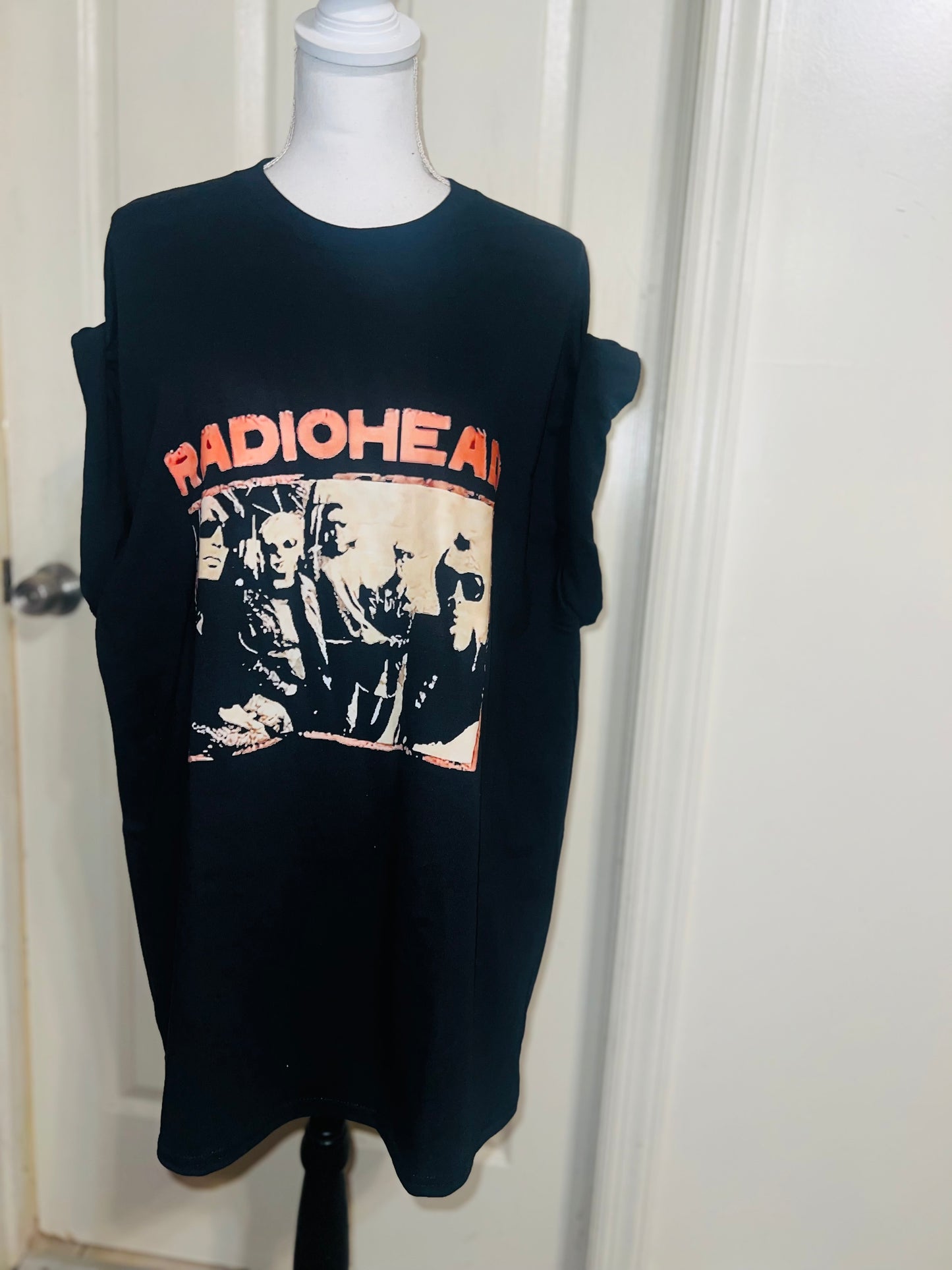 Radiohead Oversized Distressed Tee