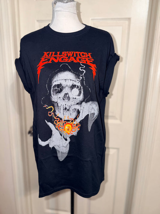 Killswitch Engage Oversized Distressed Tee