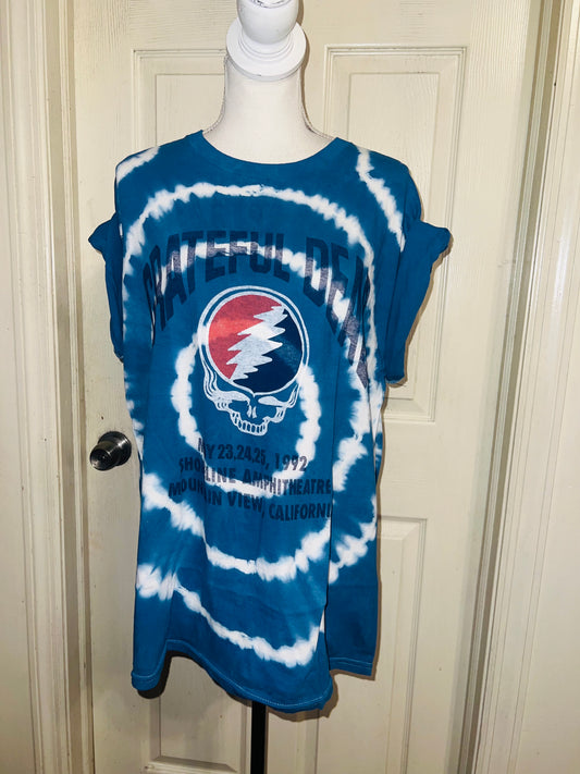 Grateful Dead Oversized Distressed Tee