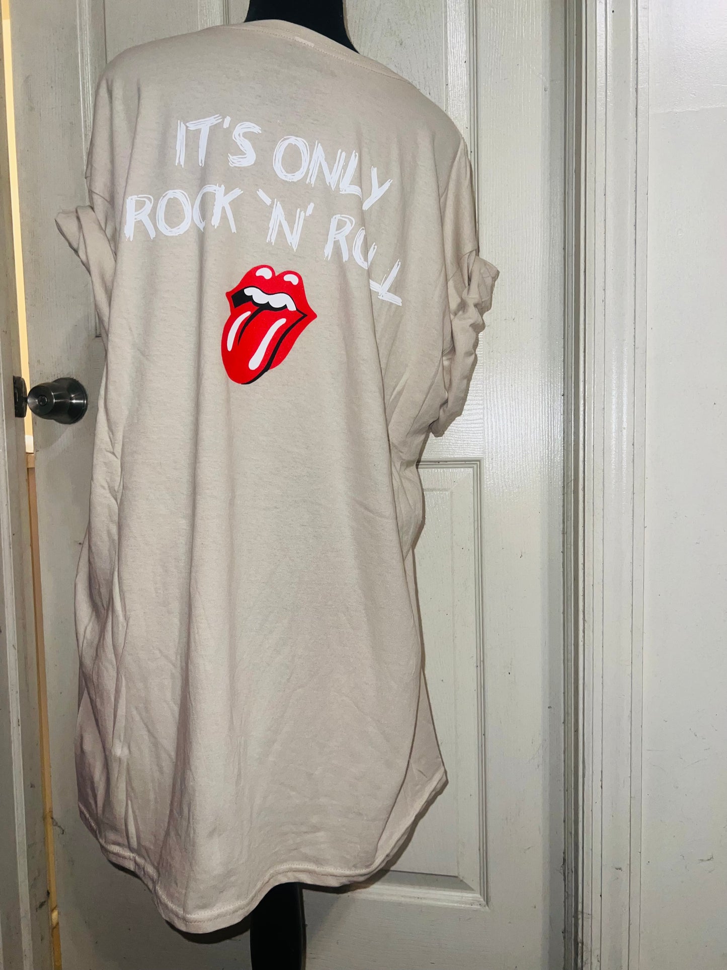 The Rolling Stones Double Sided Distressed Tee