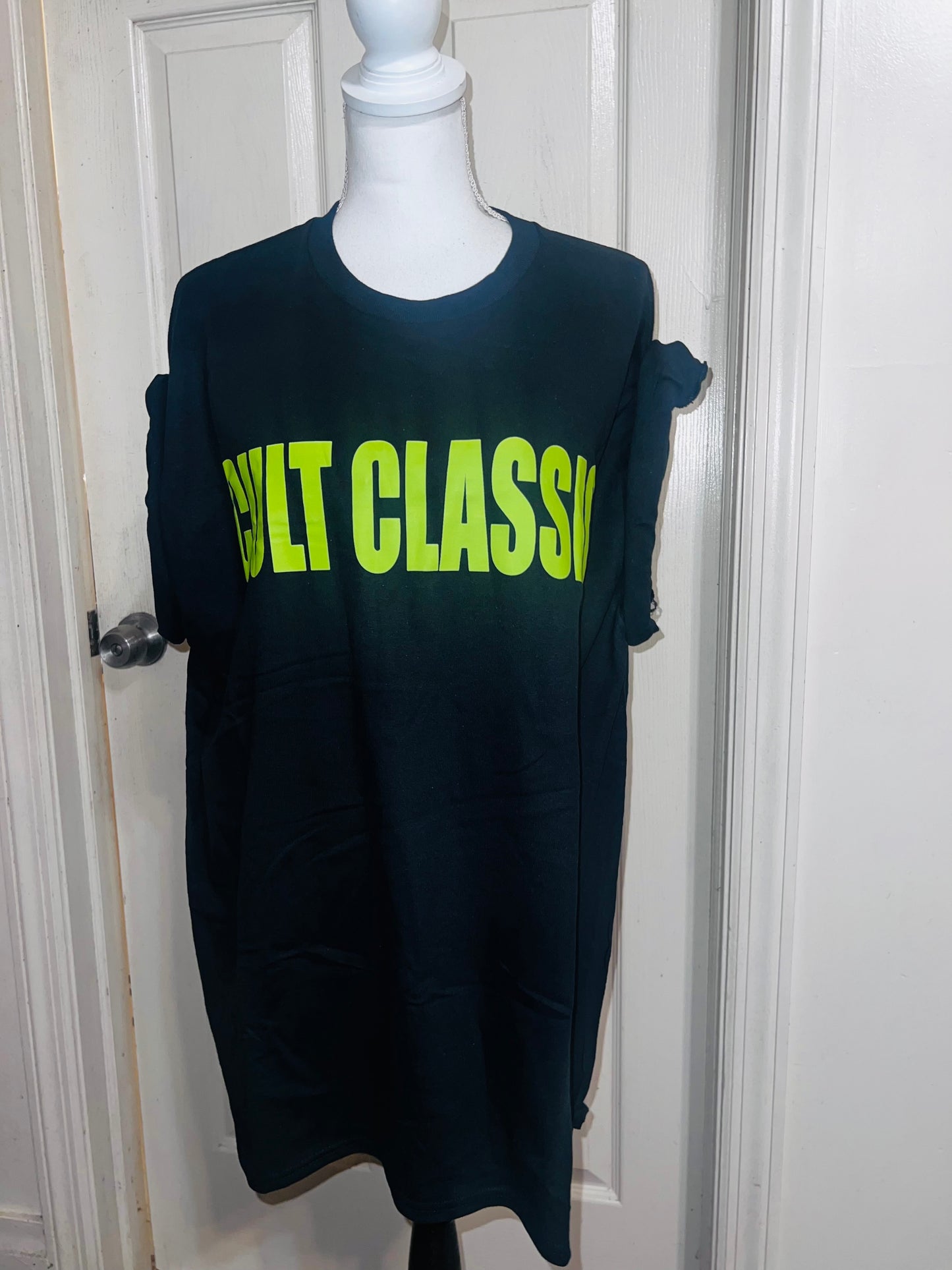 Charli XCX Oversized Distressed Tee