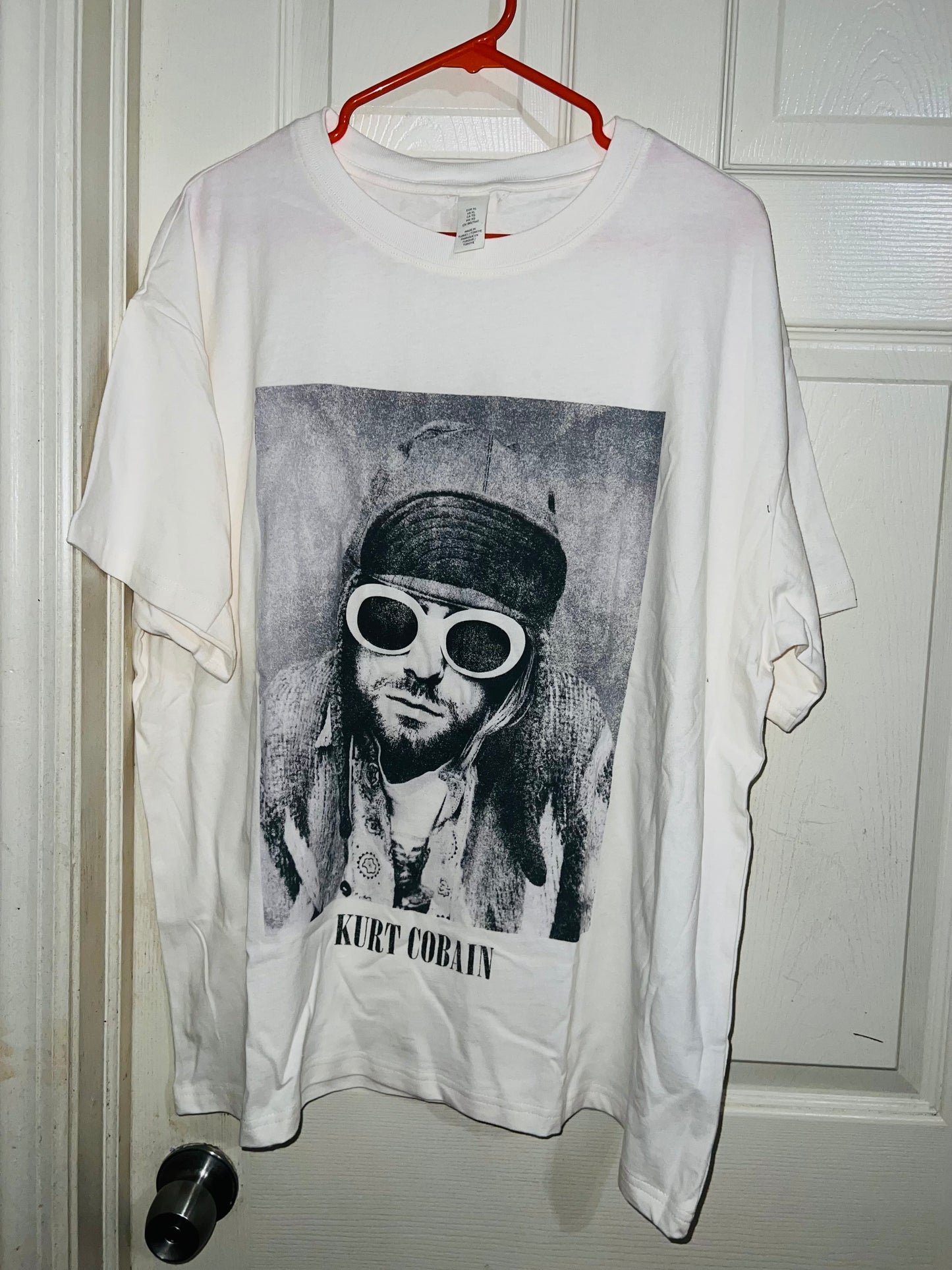 Kurt Cobain Oversized Distressed Tee