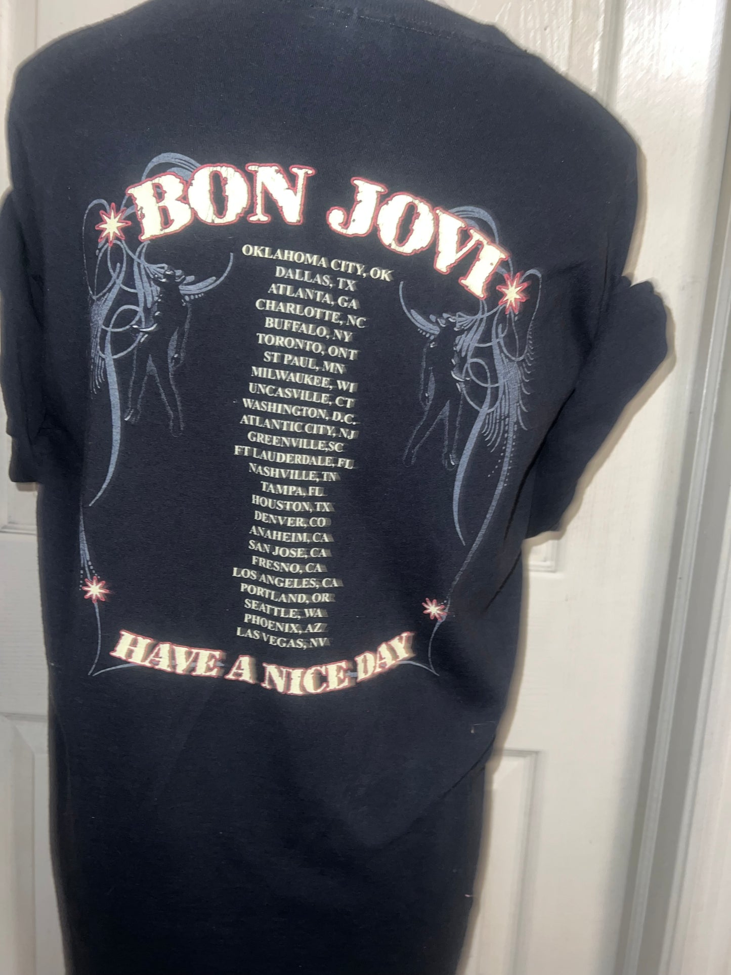 Bon Jovi Vintage Double Sided Tour Tee