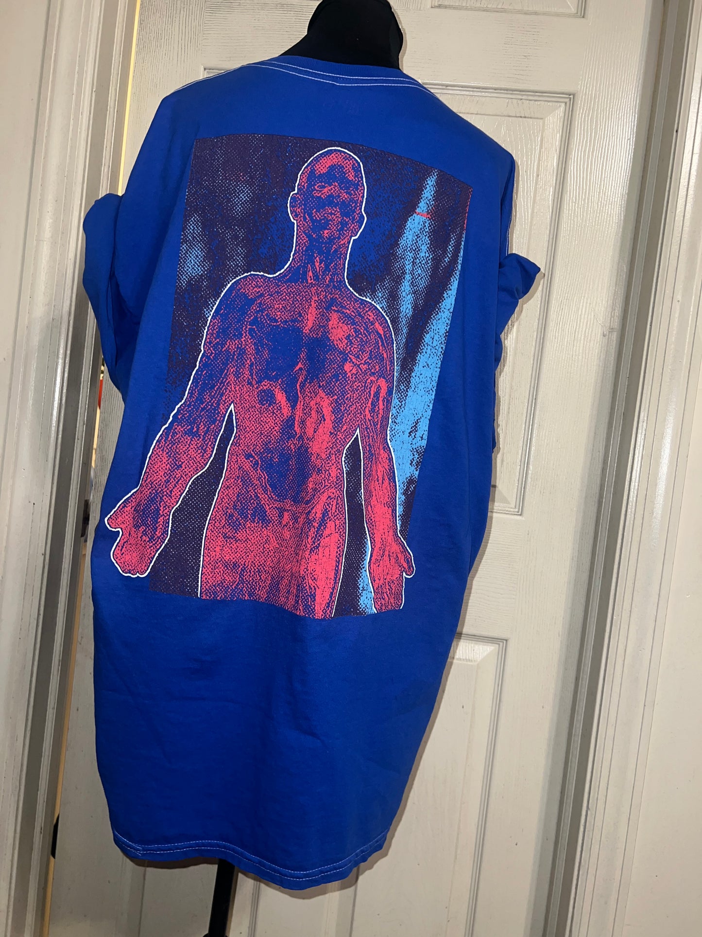 Nirvana Double Sided Oversized Distressed Tee