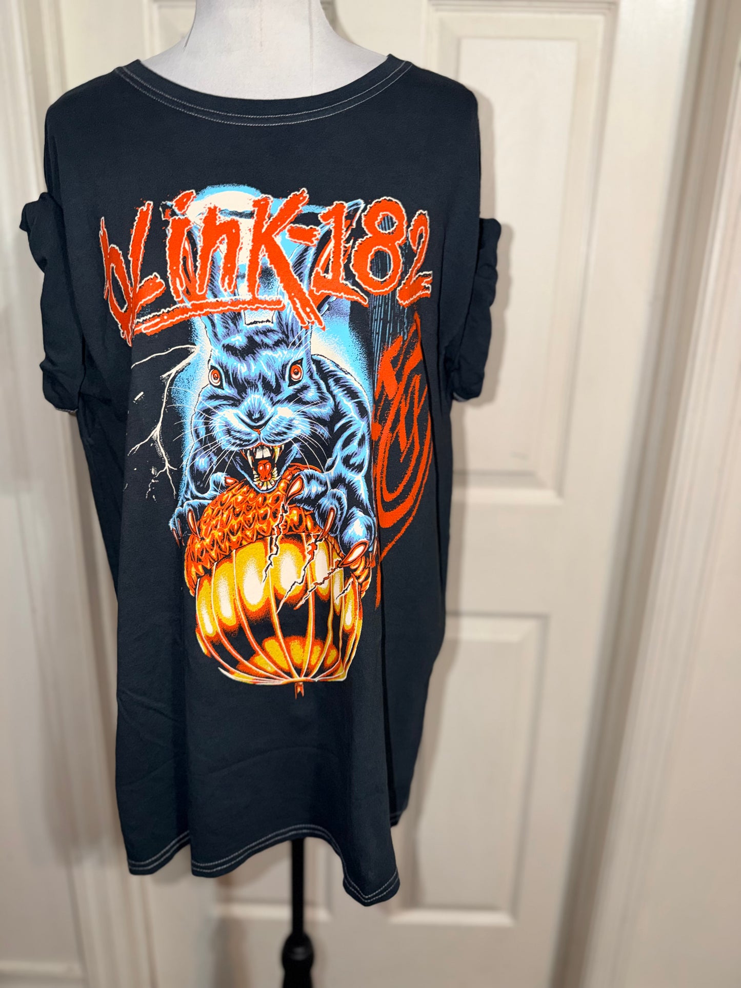 Blink-182 Oversized Distressed Tee
