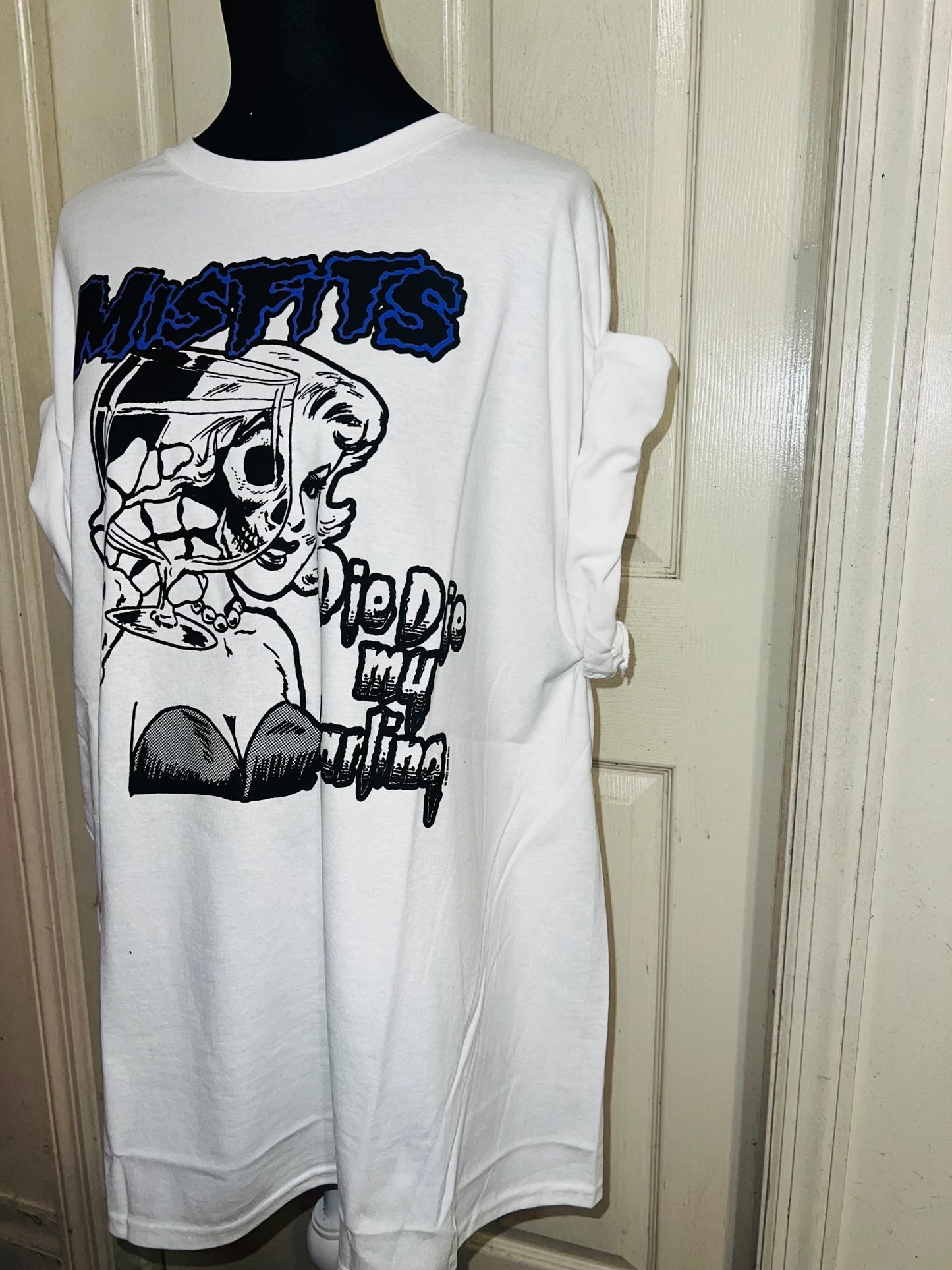 Misfits Oversized Distressed Tee