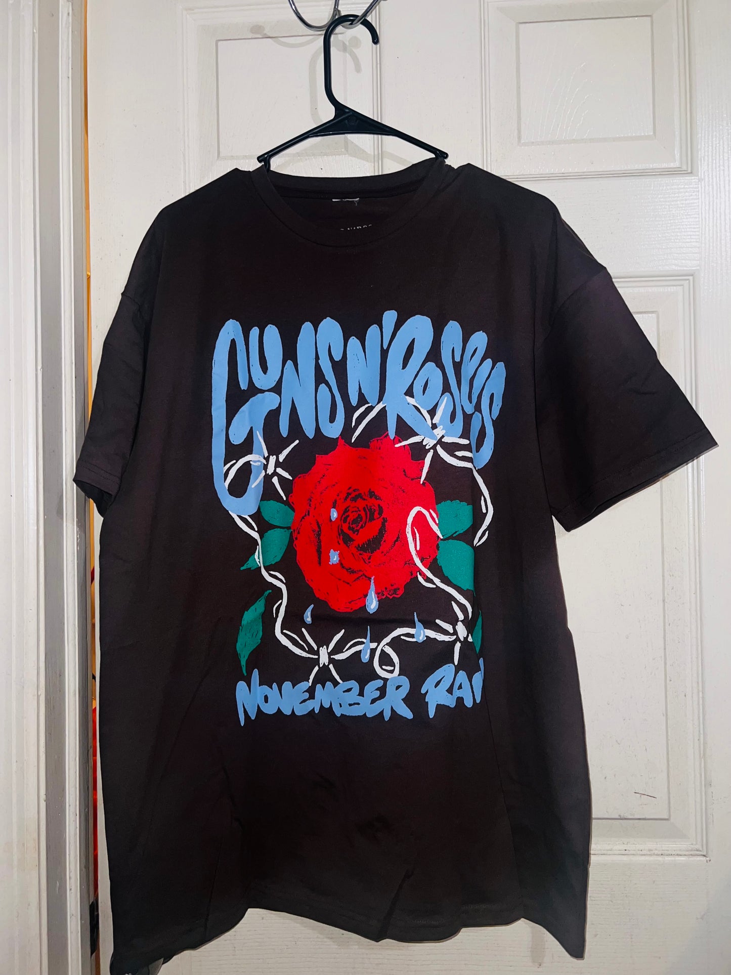 Guns n Roses November Rain Oversized Distressed Tee