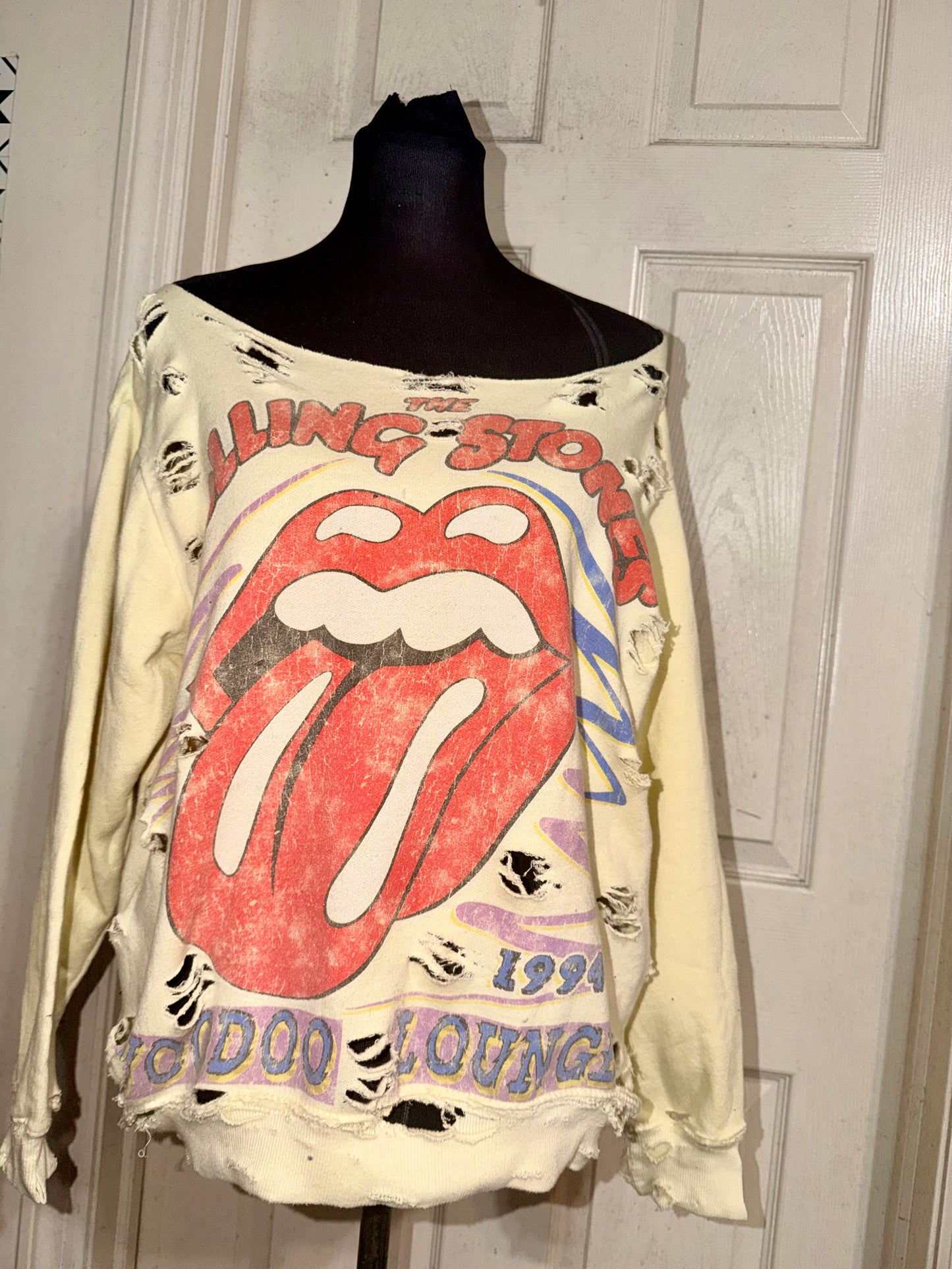 The Rolling Stones Distressed Sweatshirt
