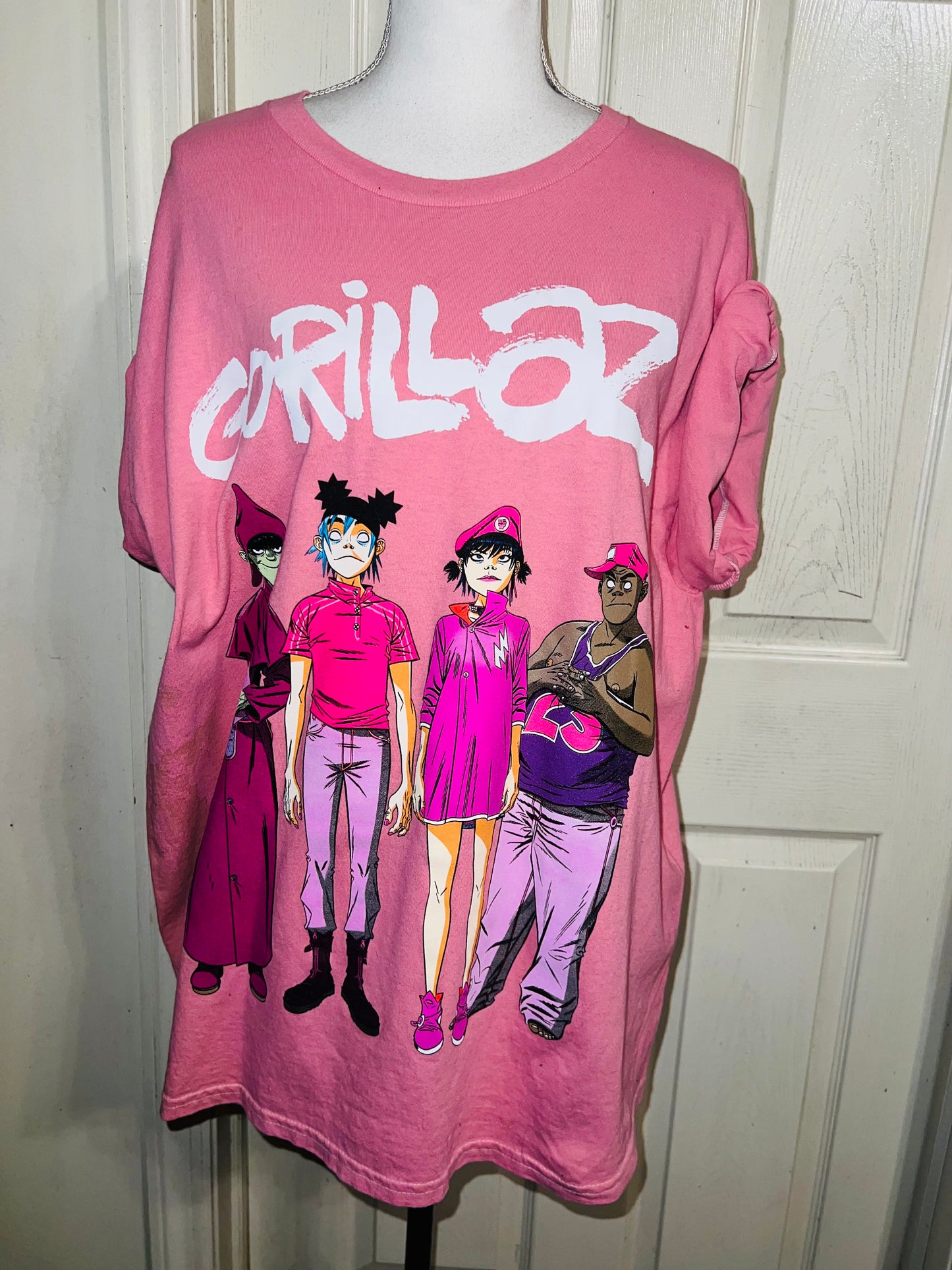 Gorillaz Oversized Distressed Tee