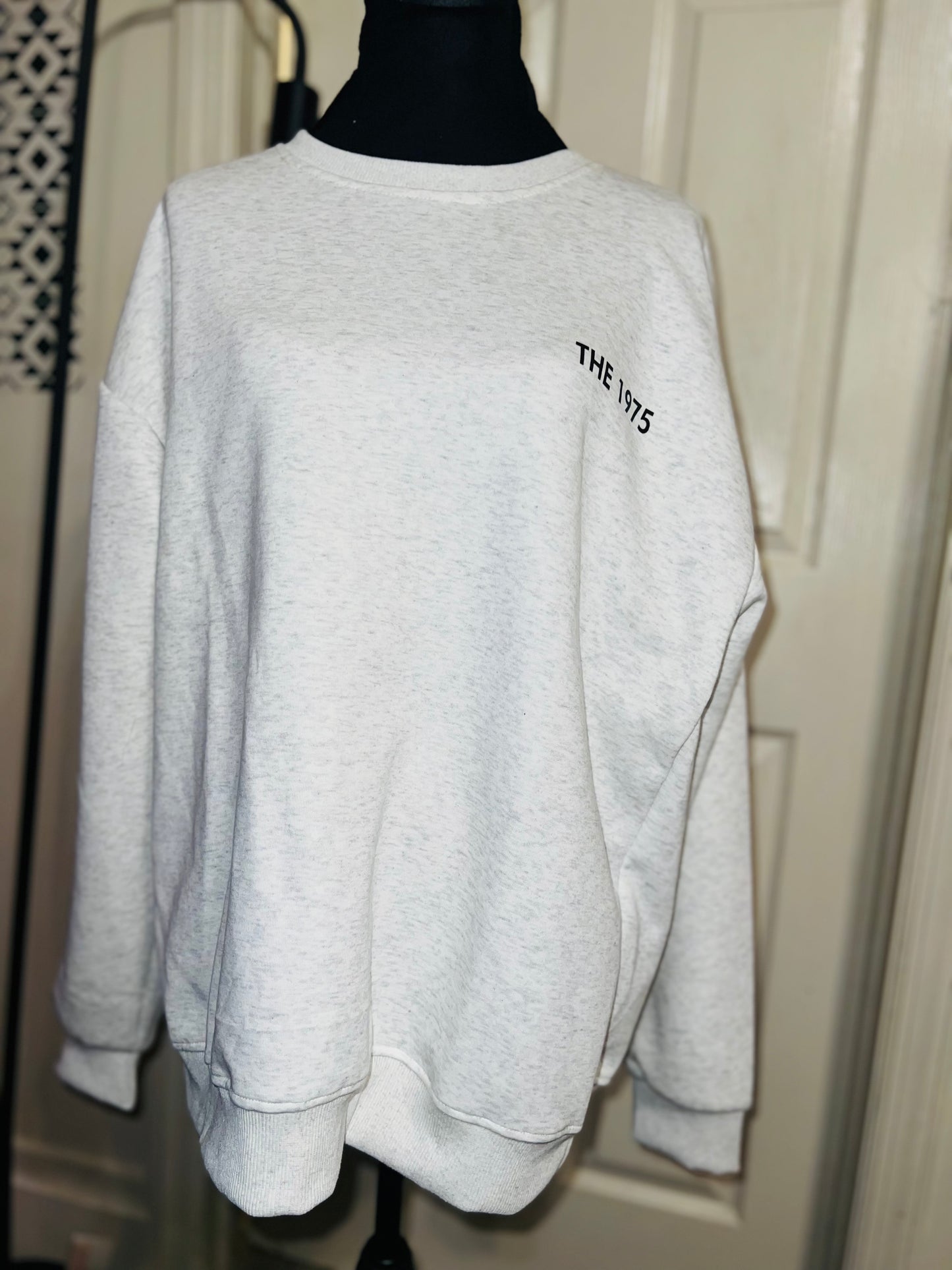 The 1975 ABIIOR Double Sided Oversized Distressed Sweatshirt