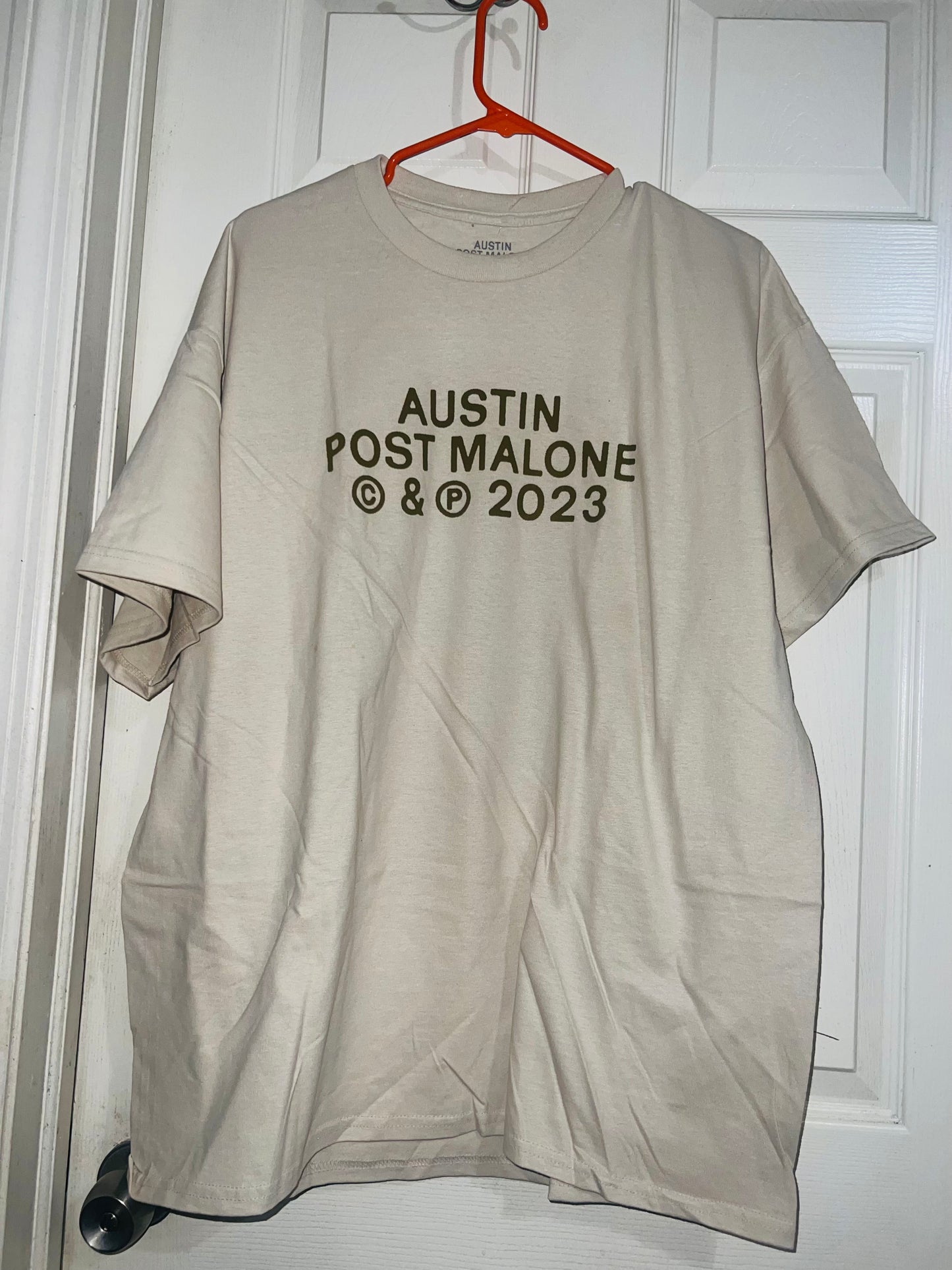 Post Malone Austin Double Sided Distressed Tee