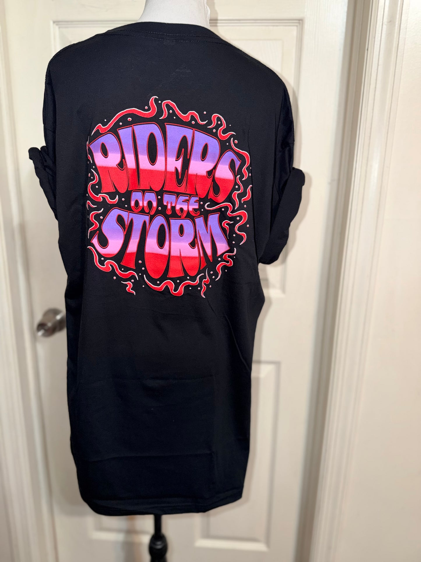 The Doors Double Sided Oversized Distressed Tee