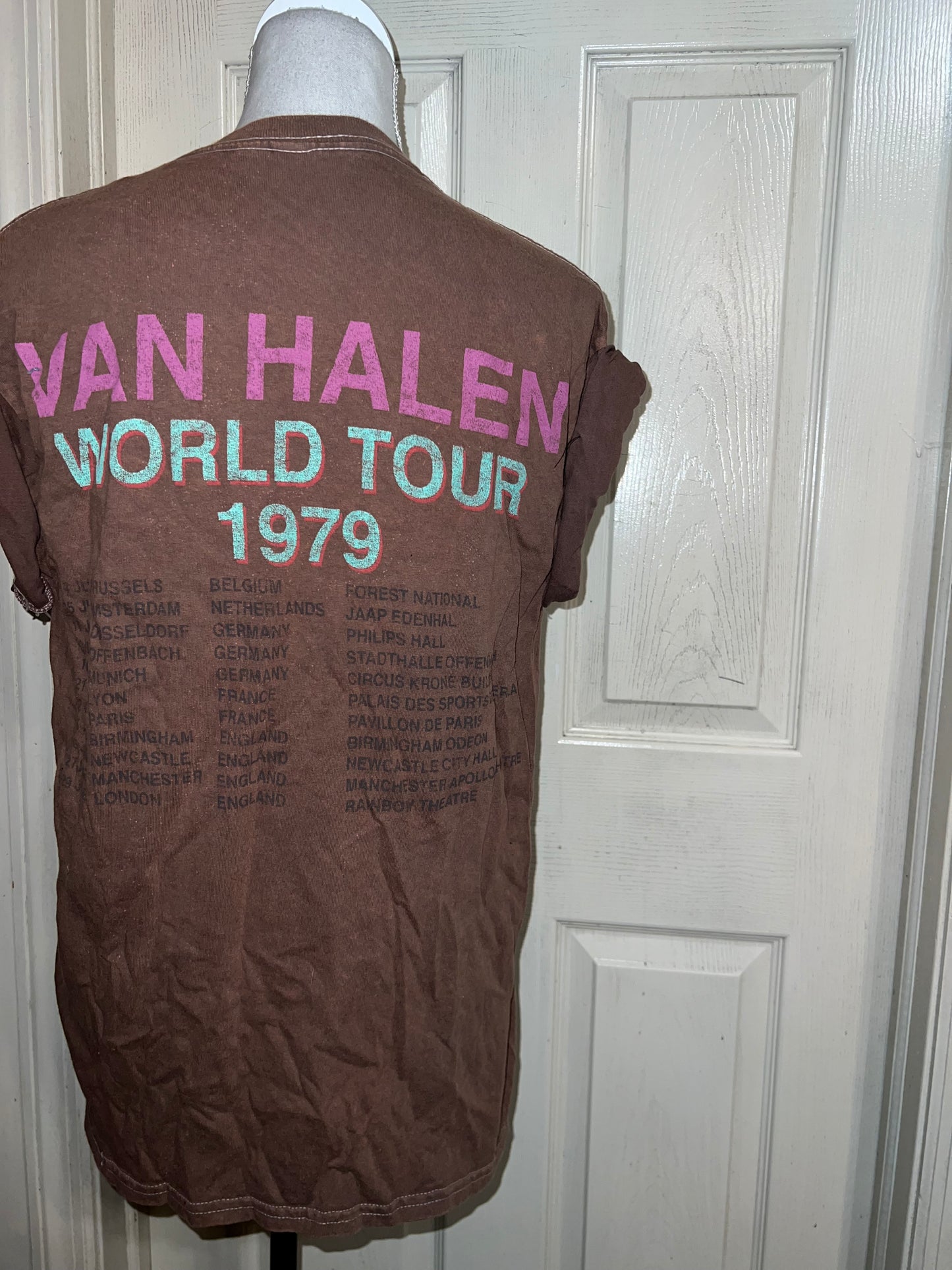 Van Halen 1979 Oversized Distressed Tee