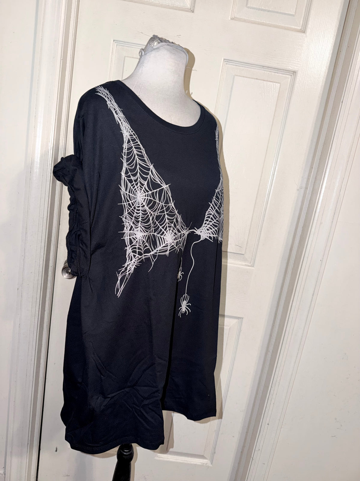 Halloween Spiderweb Oversized Tee