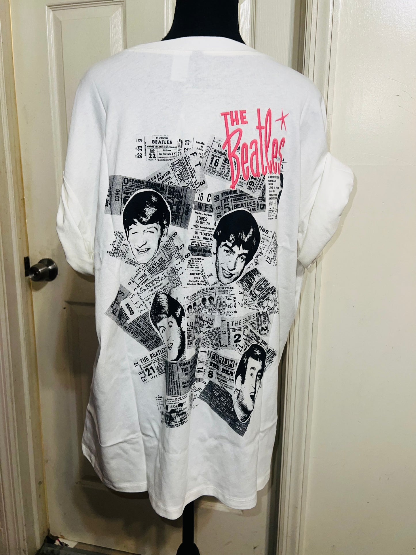 The Beatles Double Sided Oversized Tee