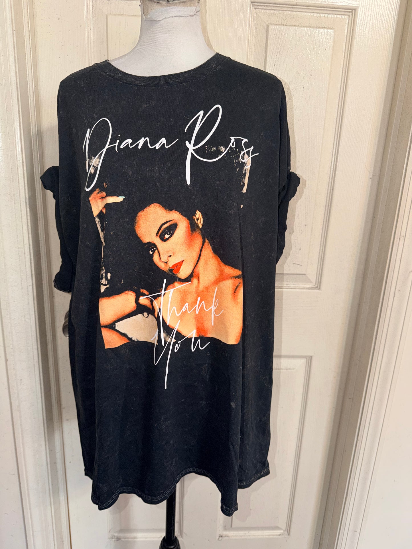 Diana Ross Oversized Distressed Tee