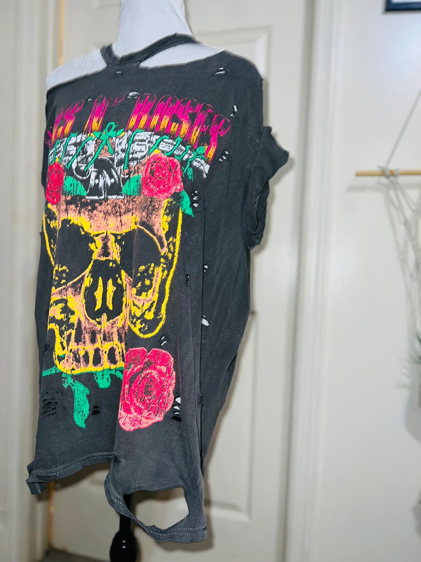 Guns n Roses Double Sided Oversized Tee/Dress