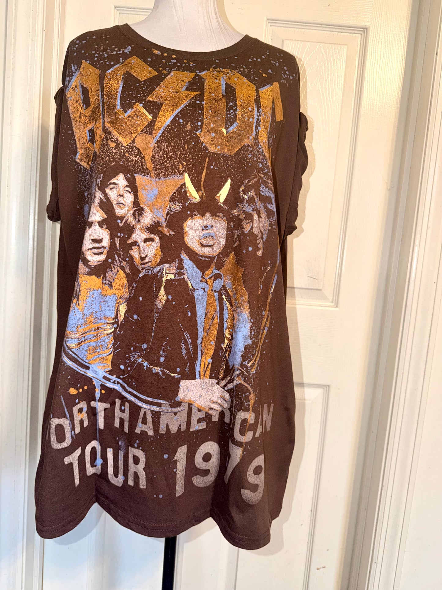 AC/DC Double Sides Oversized Tee