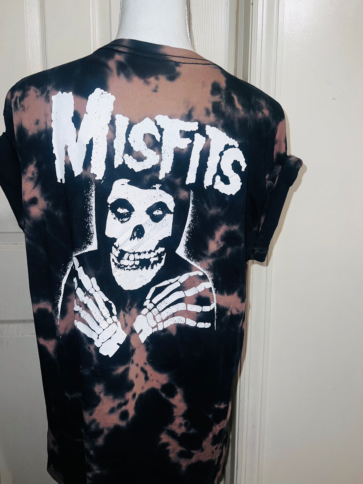 Misfits Double Sided Oversized Distressed Tee