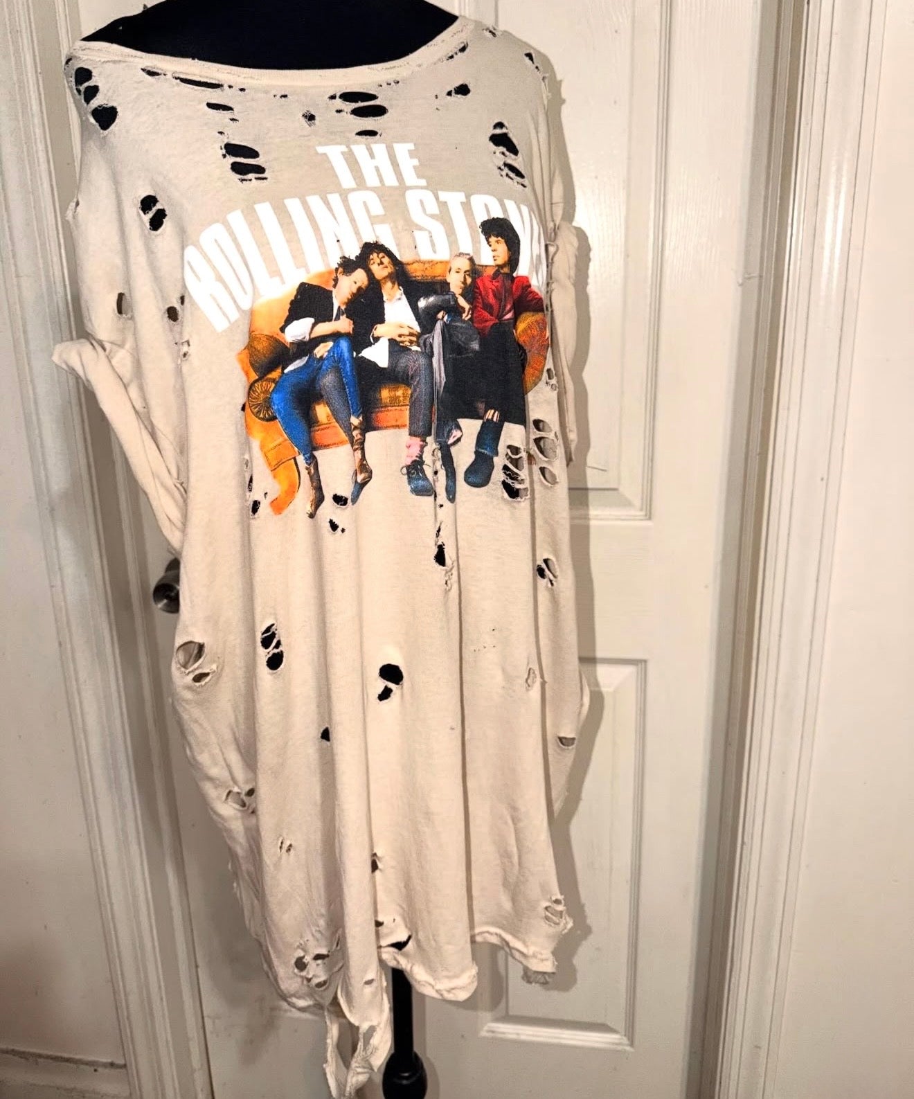 The Rolling Stones Double Sided Distressed Tee