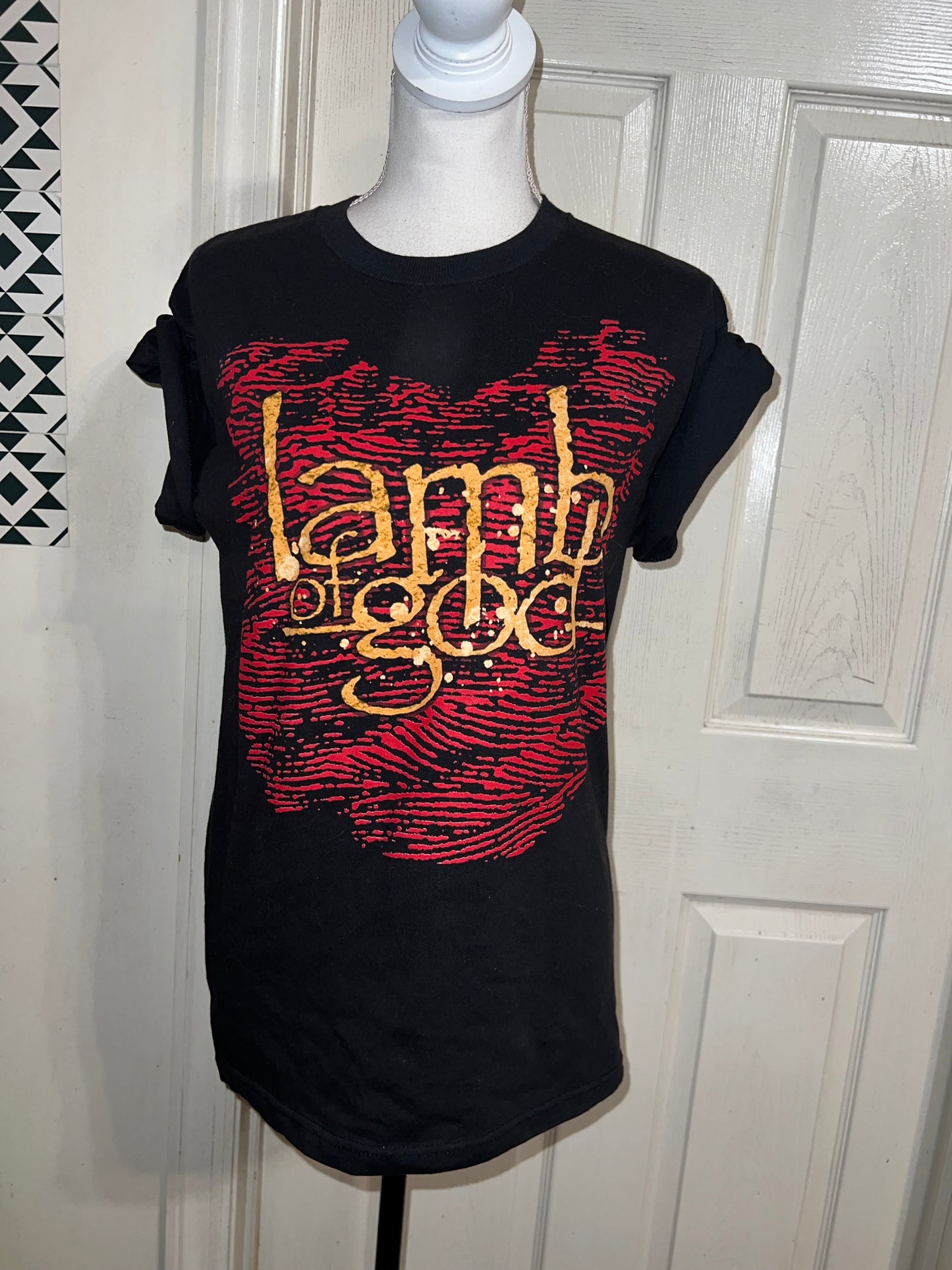 Lamb of God Double Sided ‘Vintage’ Oversized Tee