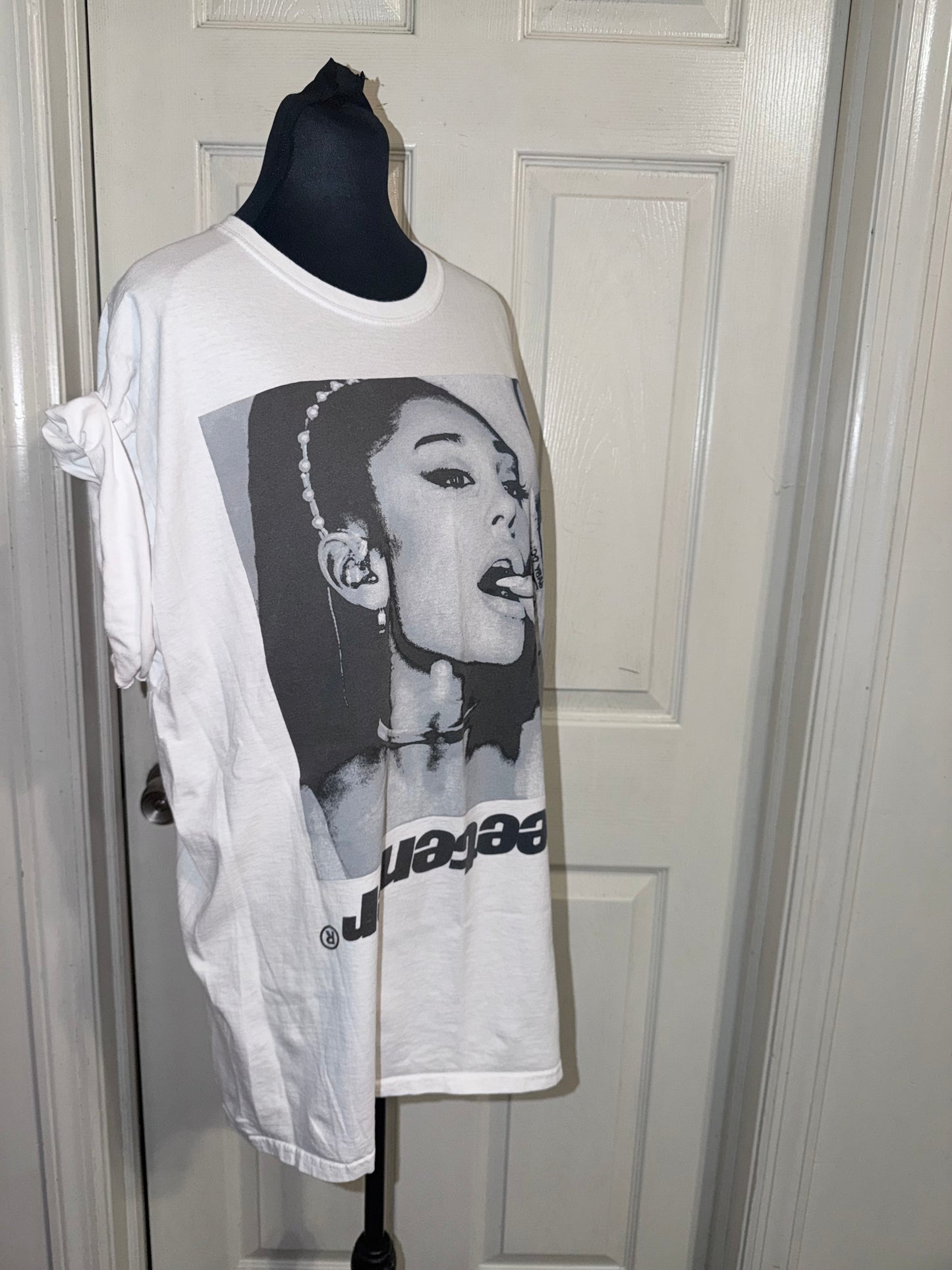 Ariana Grande Double Sided Oversized Distressed Tee