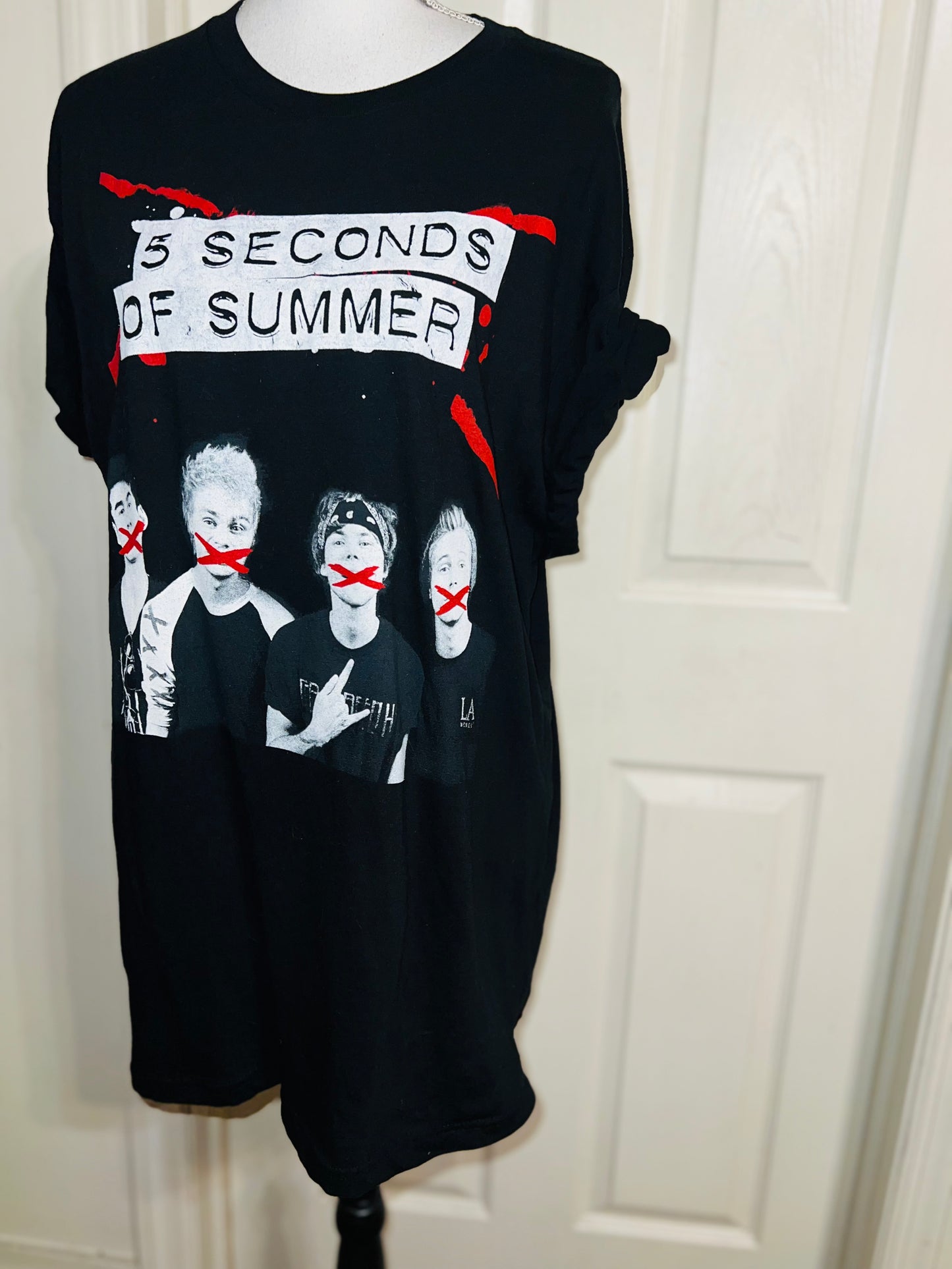 5 Seconds of Summer Distressed Tee