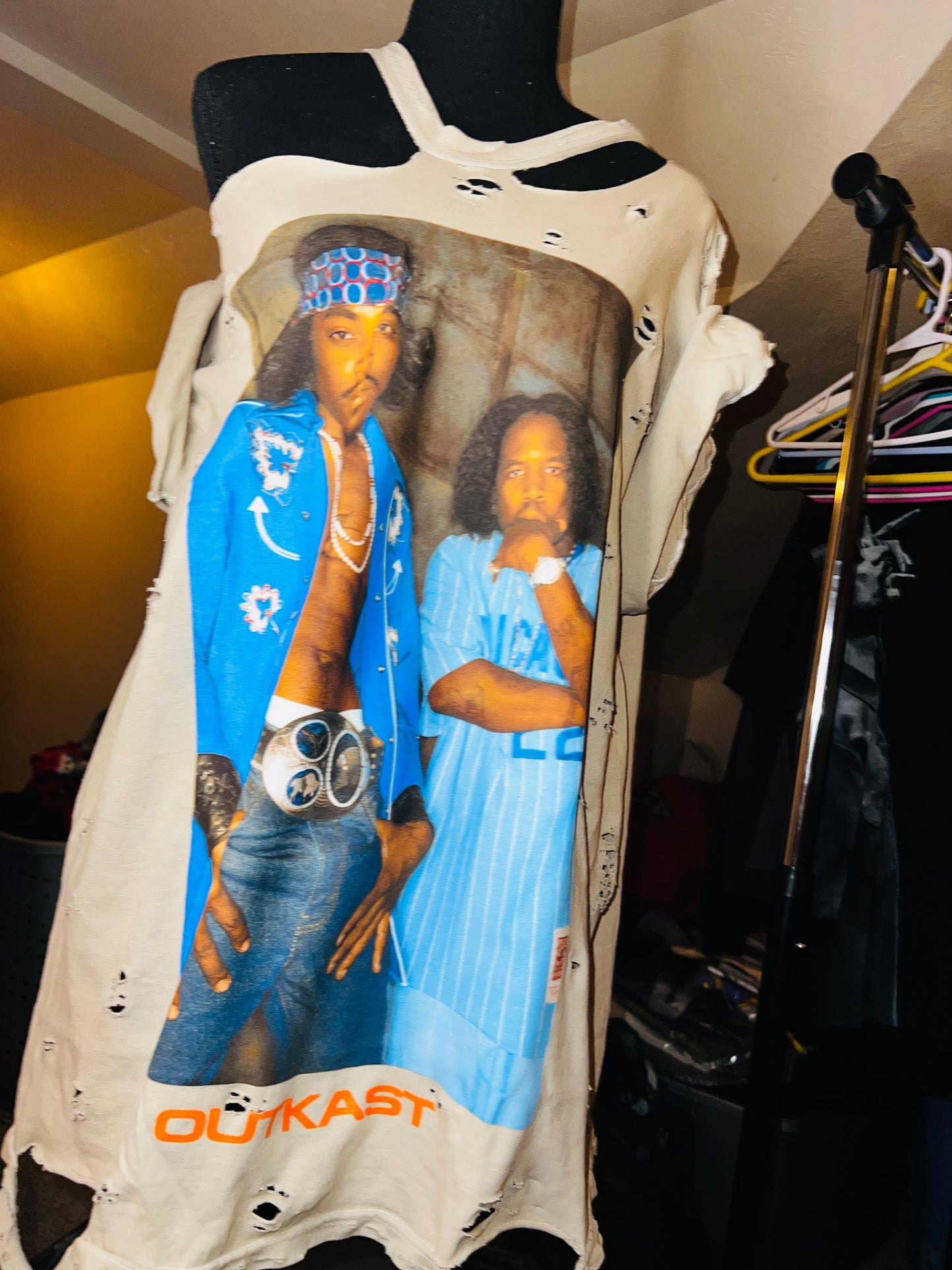 Outkast Oversized Distressed Tee