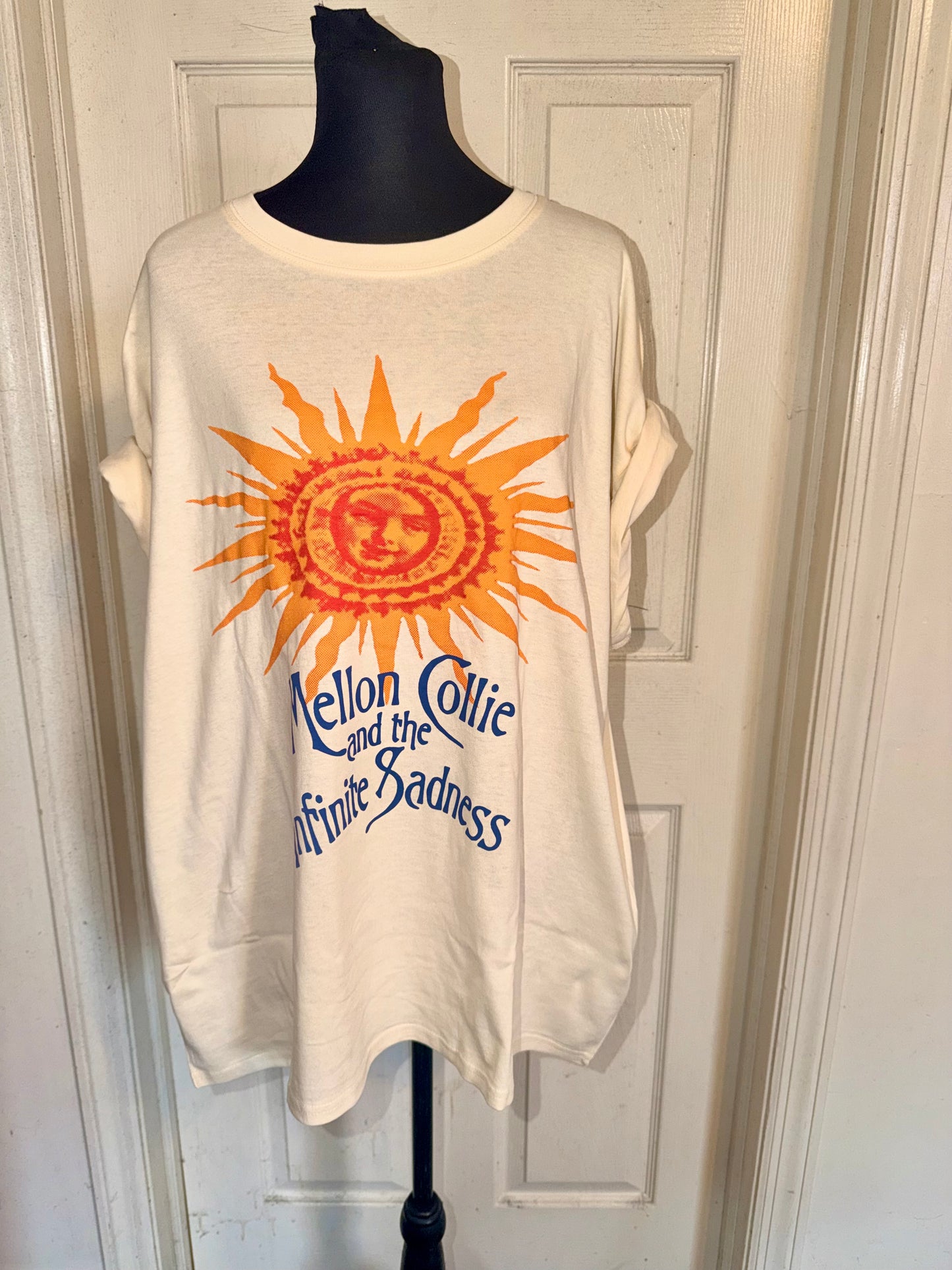 The Smashing Pumpkins Oversized Distressed Tee
