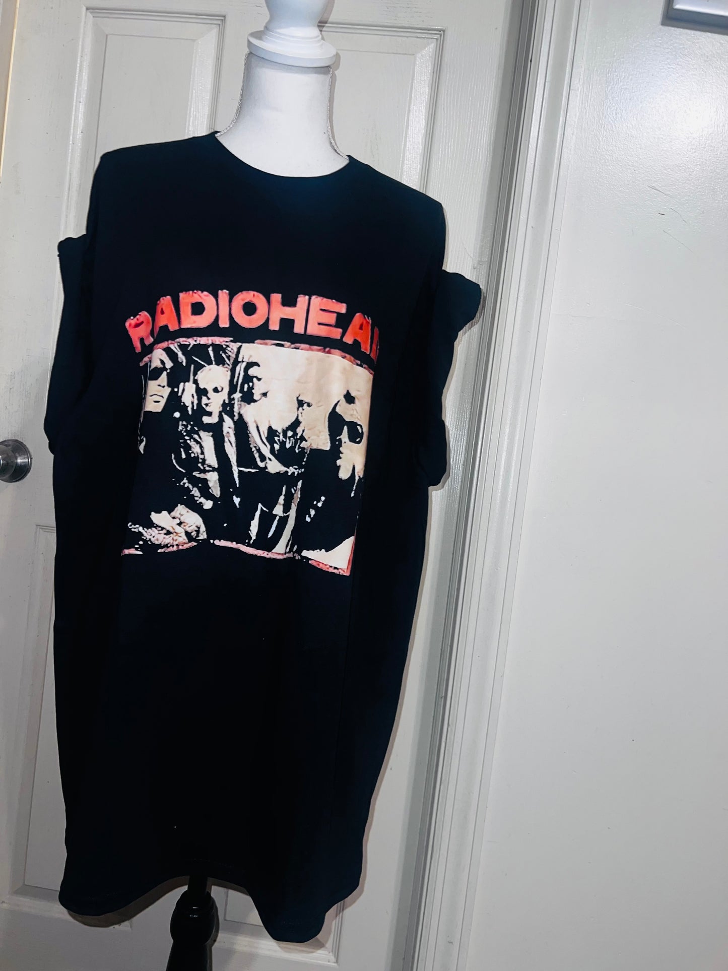 Radiohead Oversized Distressed Tee