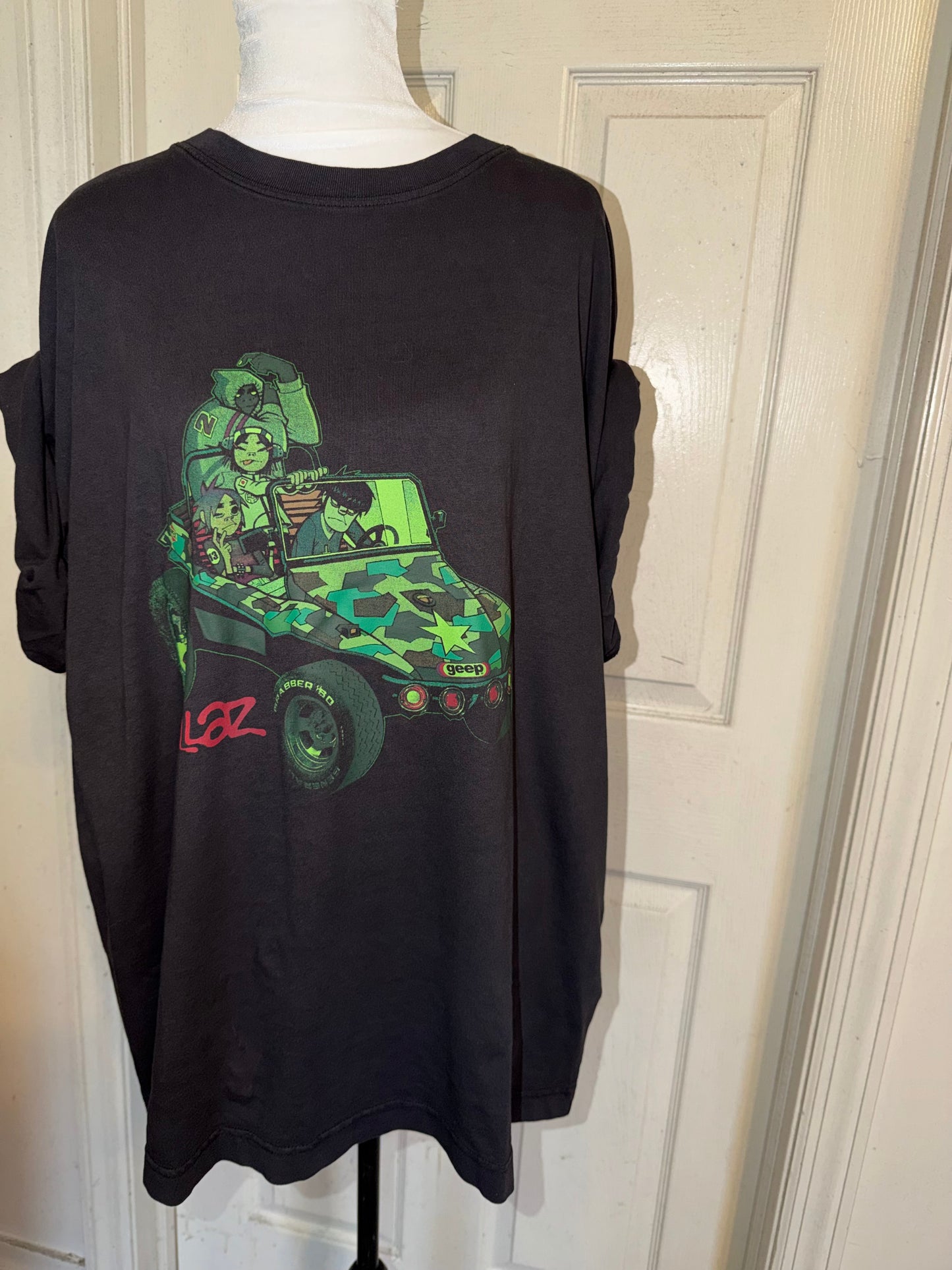 Gorillaz Oversized Distressed Tee