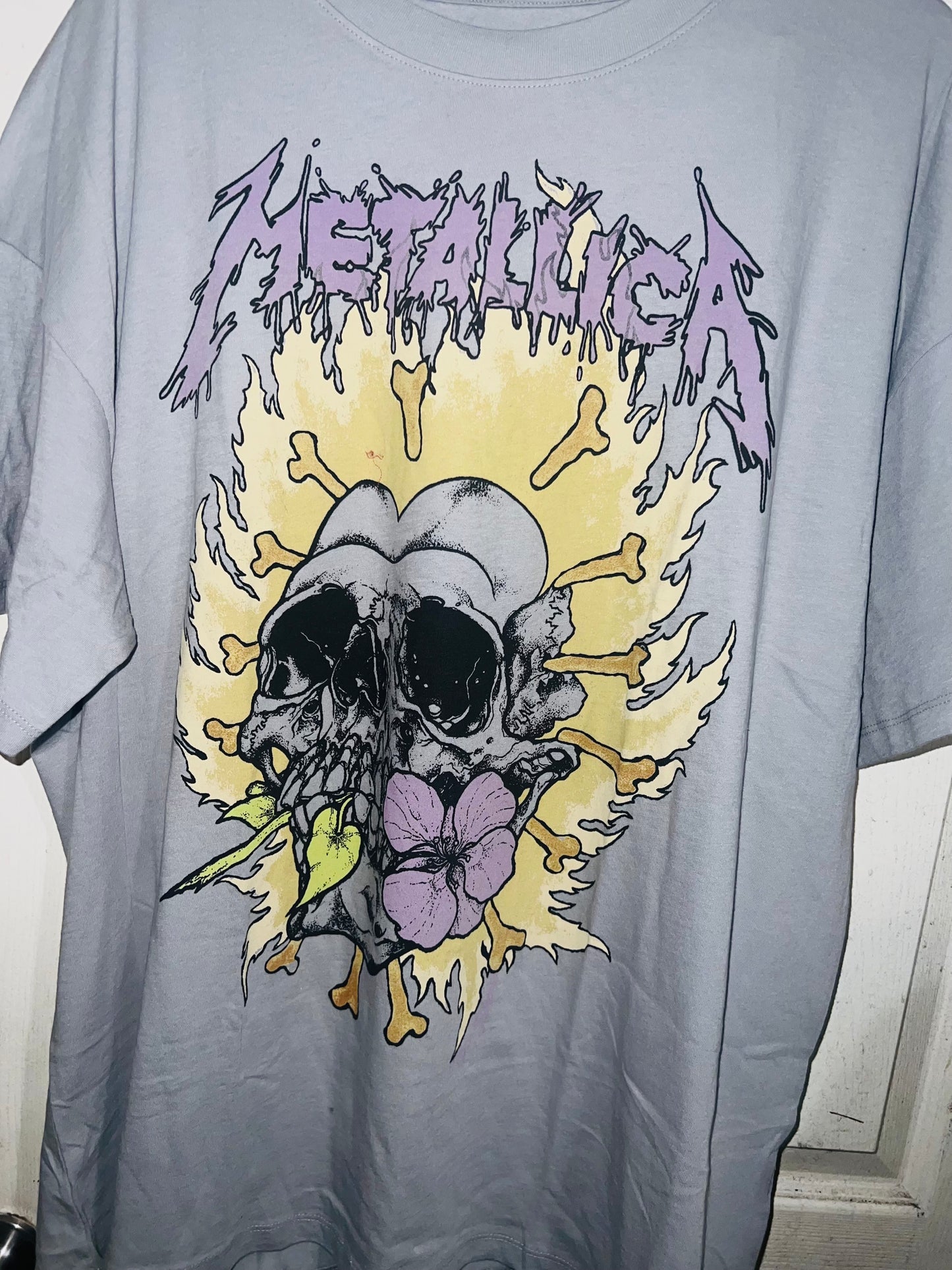 Metallica Oversized Distressed Tee