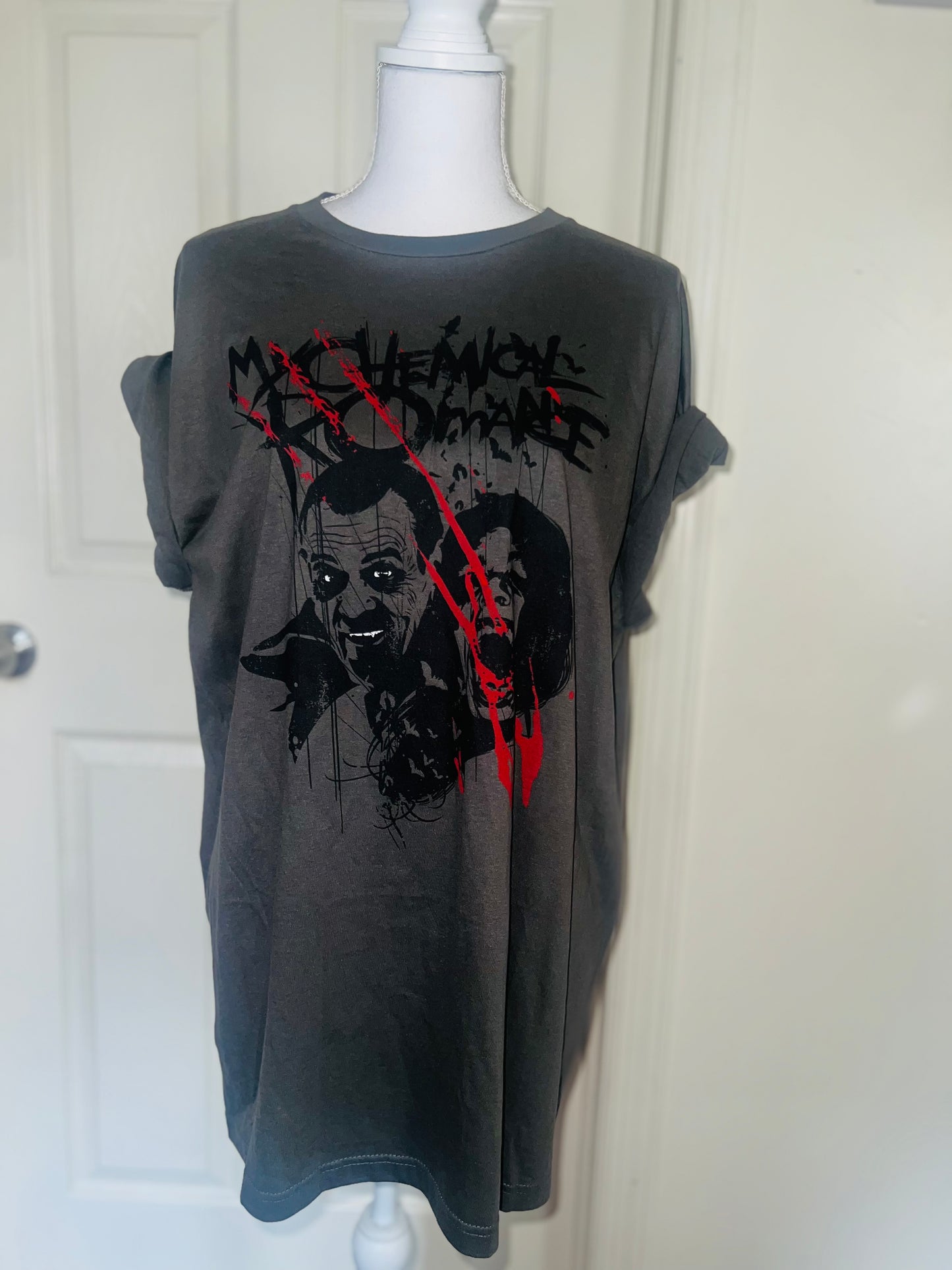 My Chemical Romance Oversized Distressed Tee