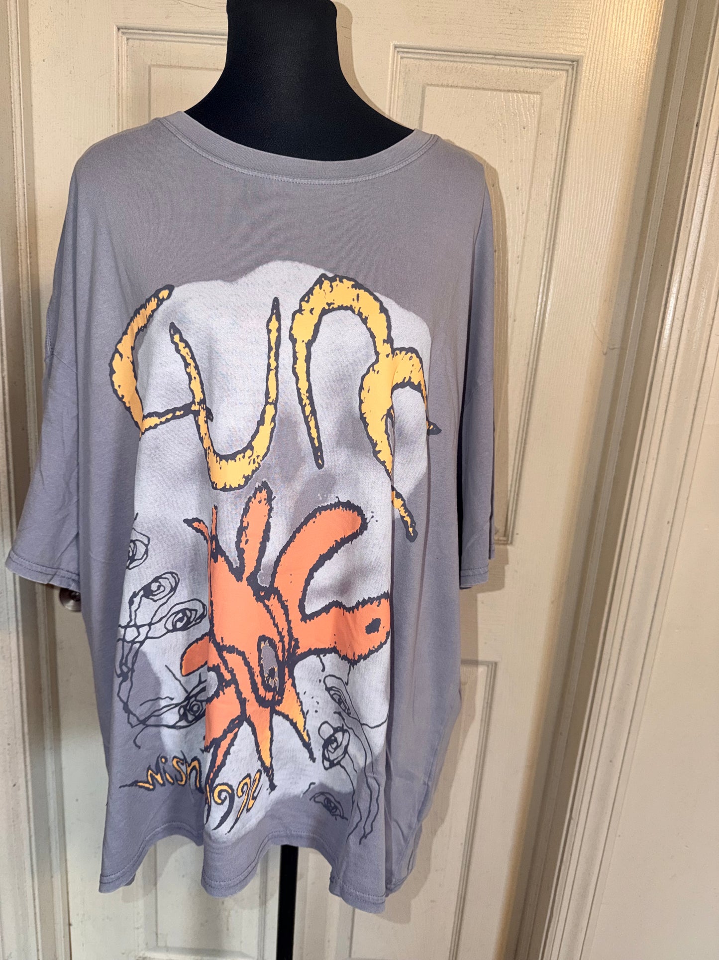 The Cure Oversized Distressed Tee