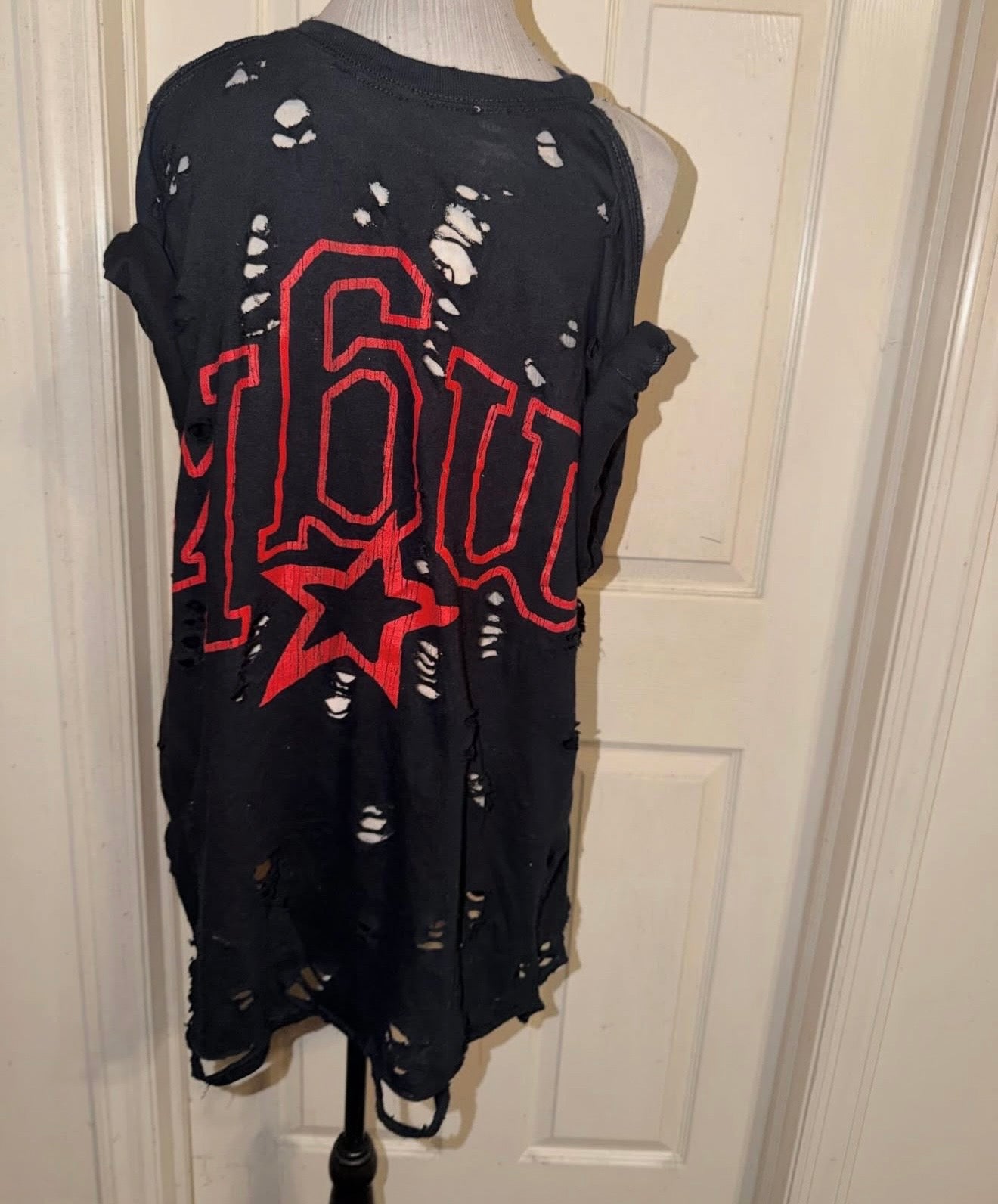 Machine Gun Kelly Double Sided Oversized Distressed Tee (as is)