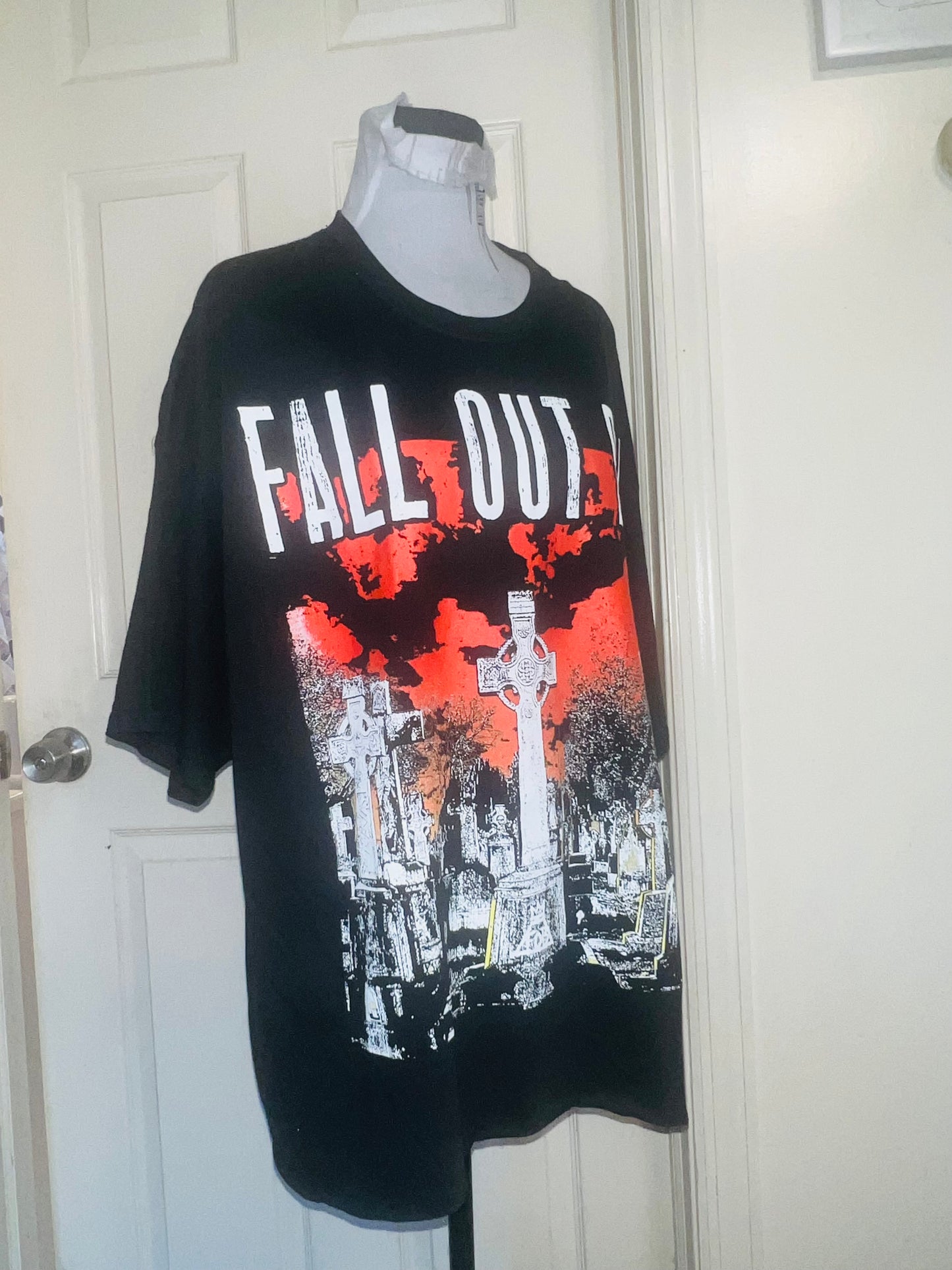 Fall Out Boy Oversized Distressed Tee