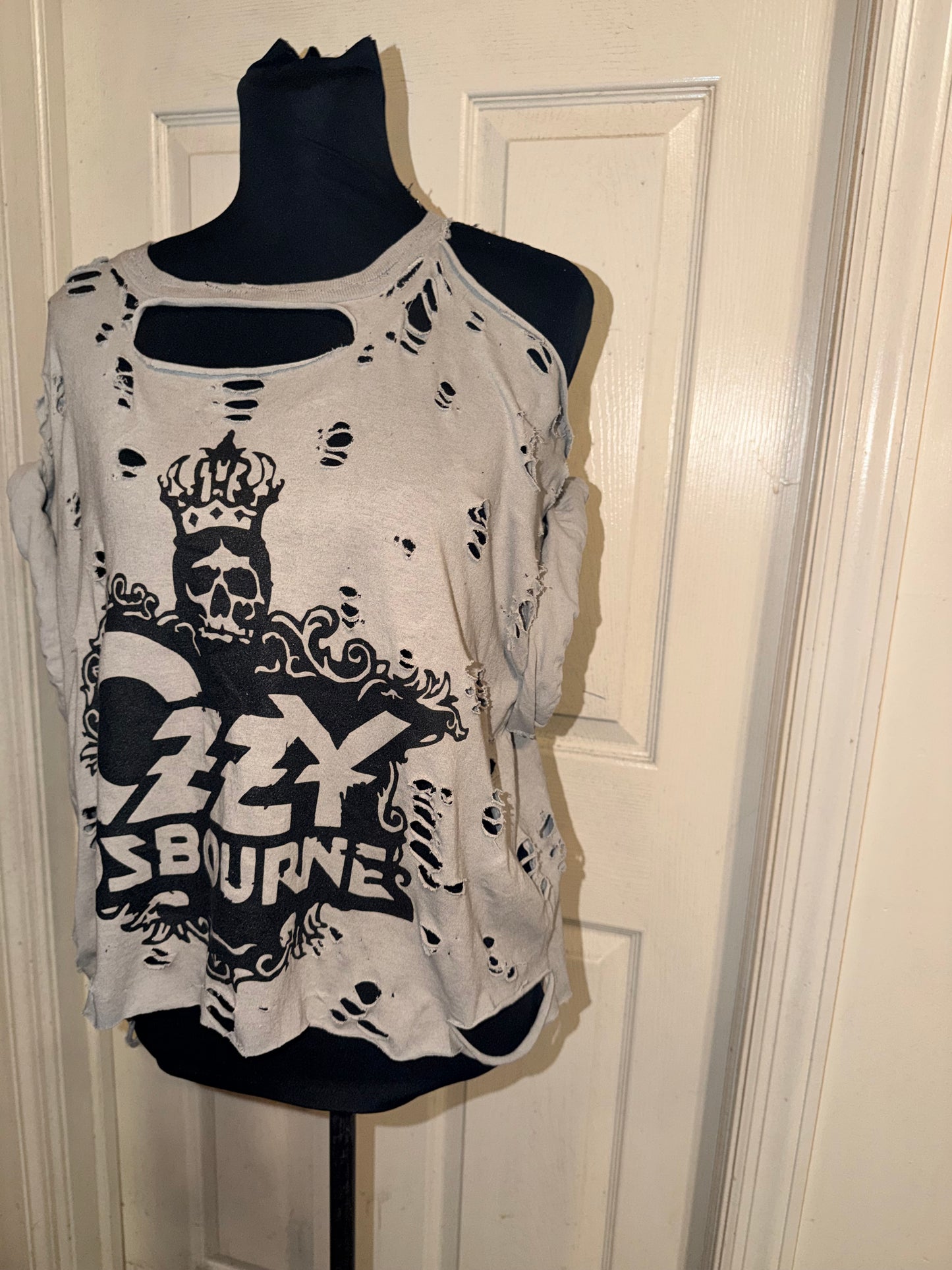 Ozzy Osbourne Oversized Distressed Tee (As Is)