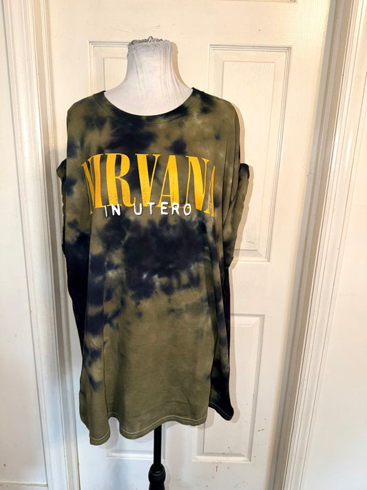 Nirvana Double Sided Oversized Tee