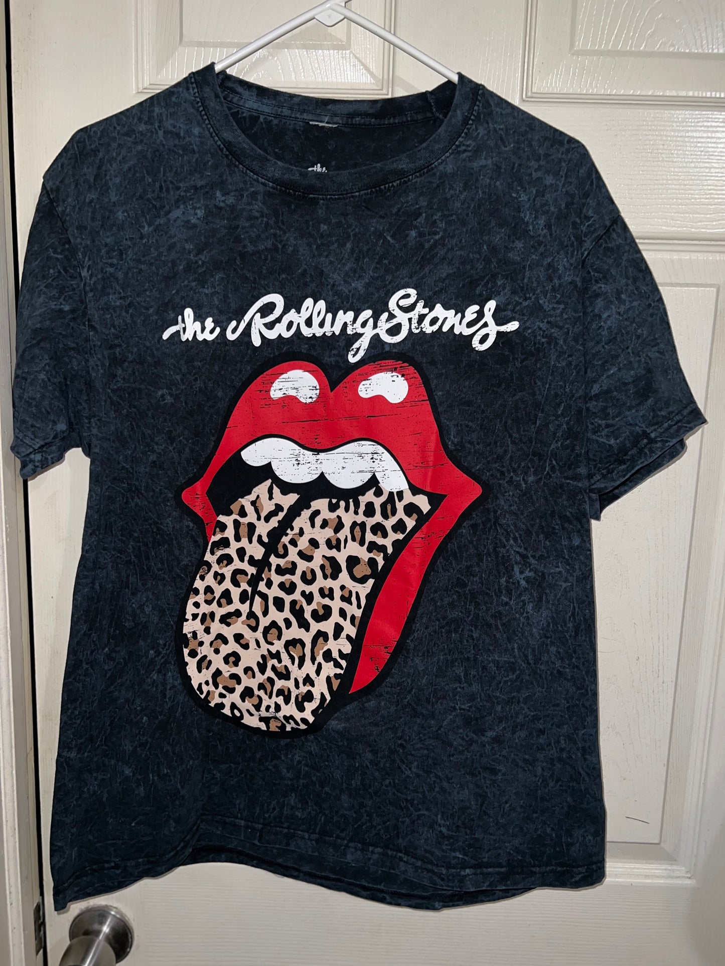 The Rolling Stones Cheetah Oversized Distressed Tee