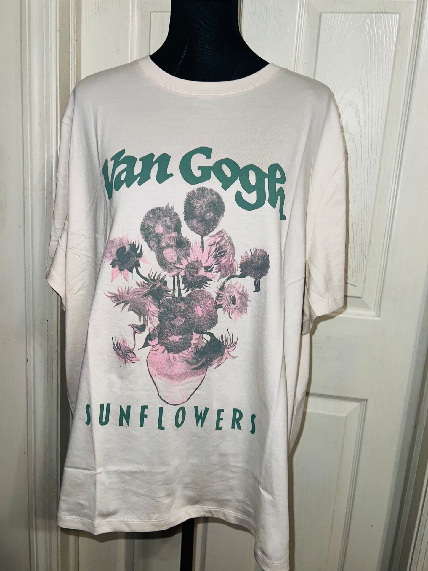 Vincent Van Gogh Oversized Distressed Tee