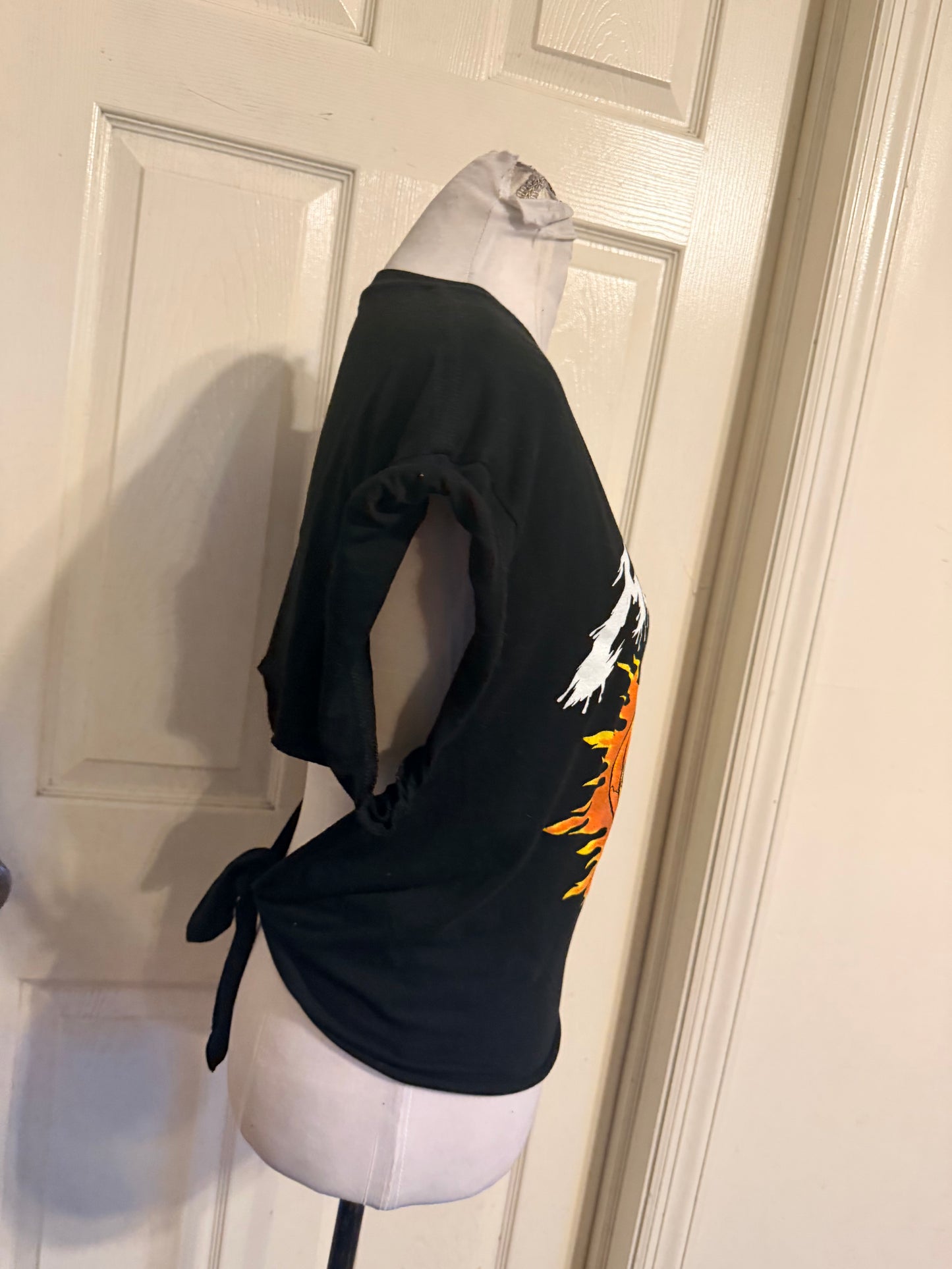 Metallica Open Tie Back Tee