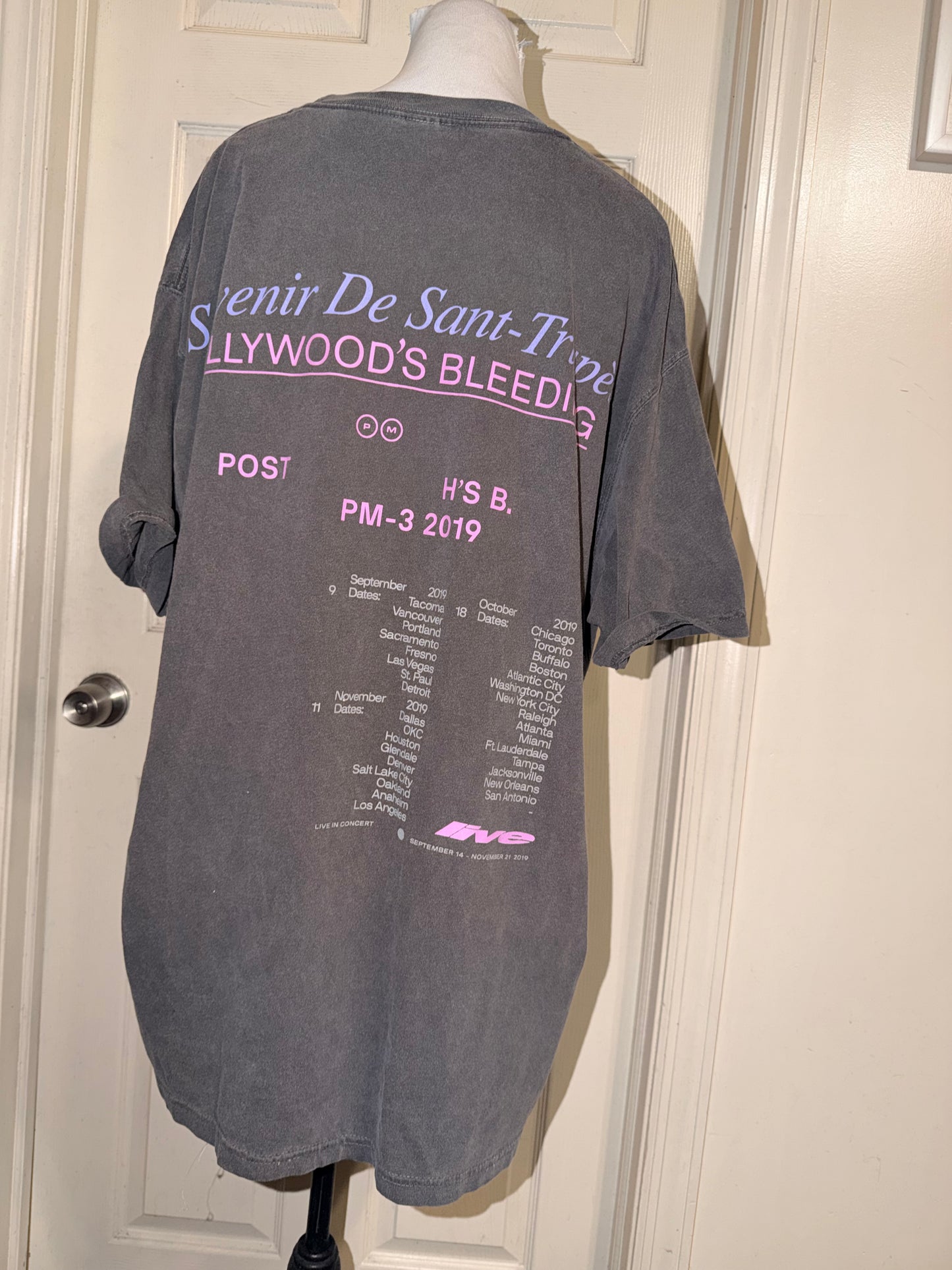 Post Malone Double Sided Oversized Tee