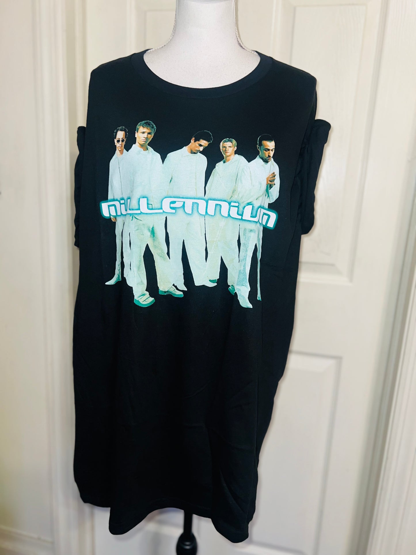 Backstreet Boys Oversized Distressed Tee